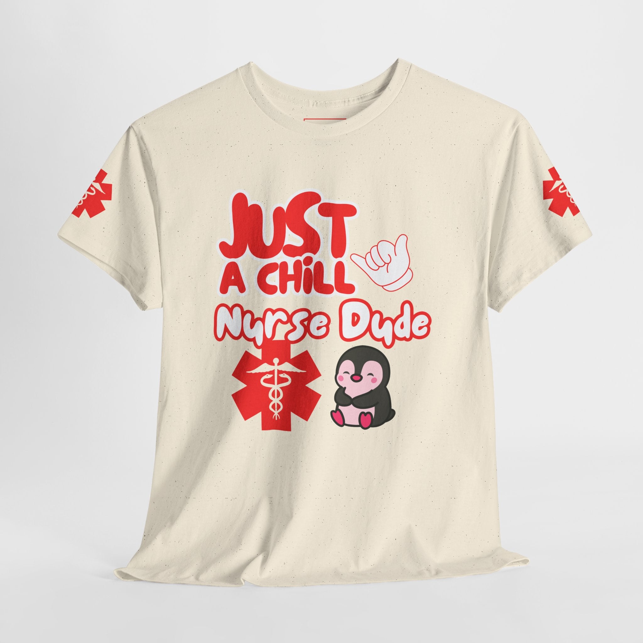 Chill Nurse Dude Medical T-Shirt | Cool EMT Medical Tee| Men's Medical Shirt |