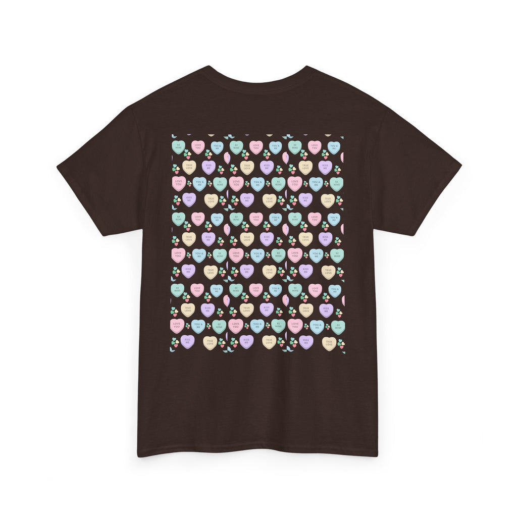 Candy Kisses Valentine's Day T Shirt | Heart T Shirt | Candy Heart Shirt | Valentines Tee