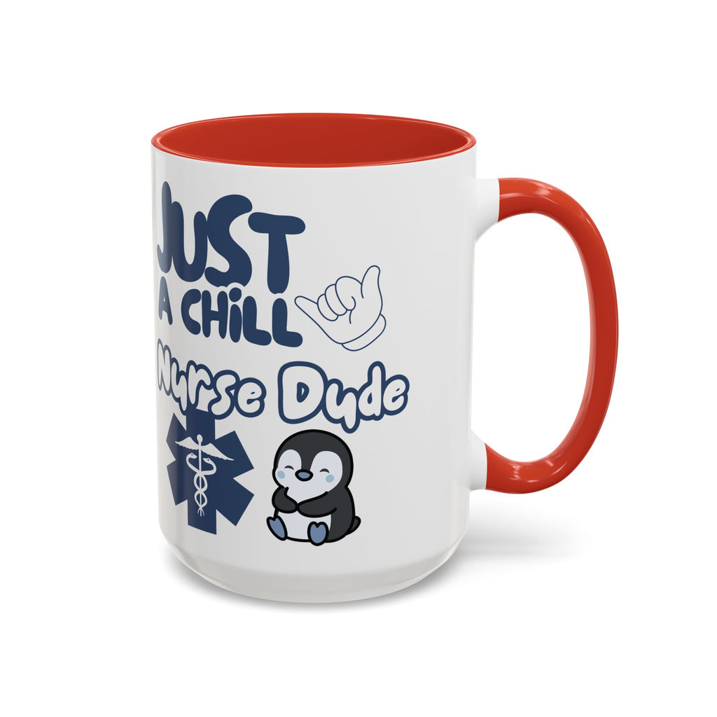 Chill Nurse Dude Insulated Medical Travel Mug 11/15oz(Blue|White)Travel Mug For Medical Professionals| Healthcare Travel Cup For Men|