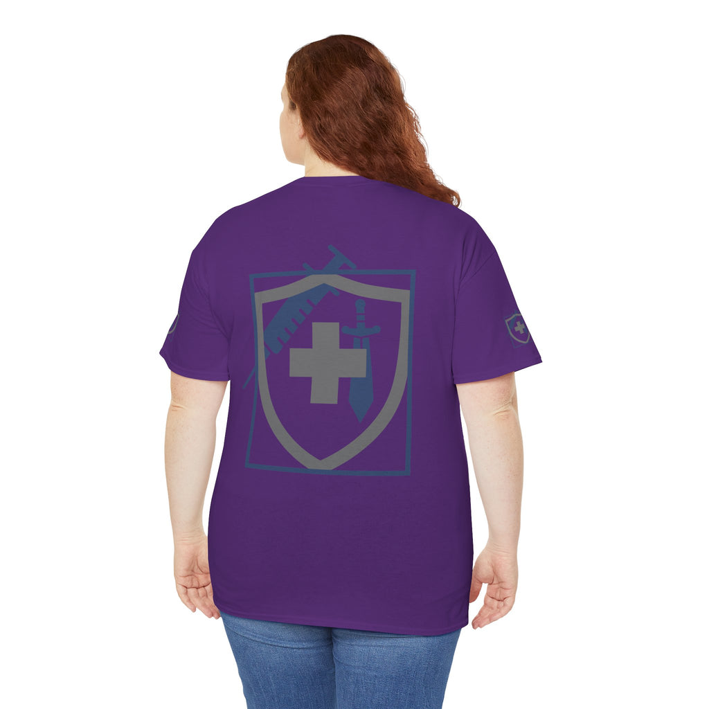 COVID Warrior Nurse & EMS T-Shirt(Blue|Grey) | Medical Staff Tribute Tee | EMS Casual Tee |