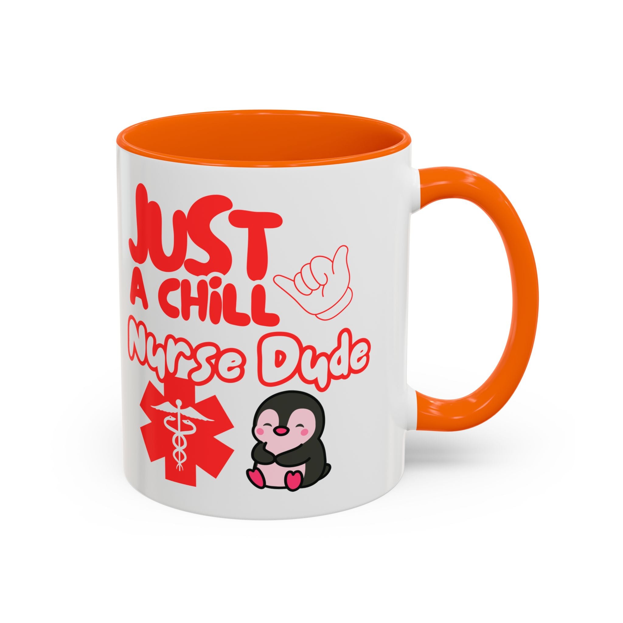 Chill Nurse Dude Insulated Medical Travel Mug 11/15oz(Red|White)Travel Mug For Medical Professionals| Healthcare Travel Cup For Men|