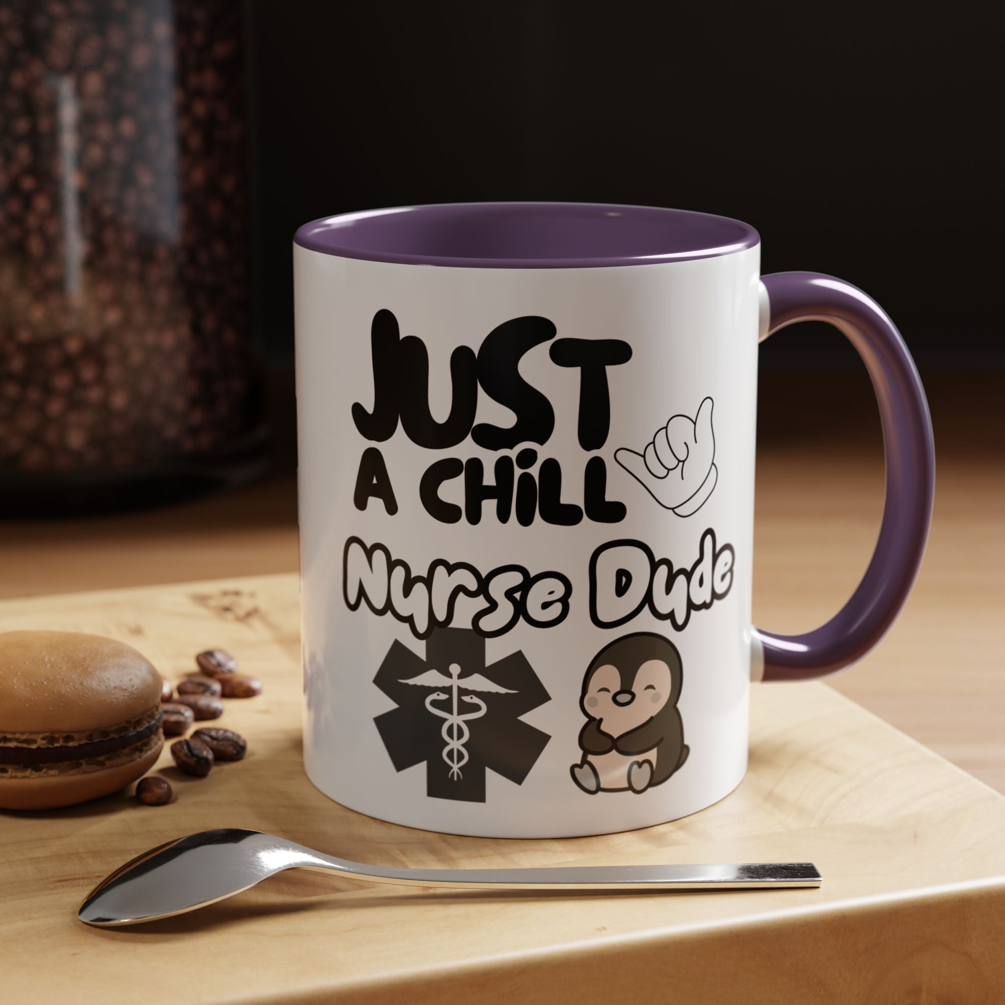 Chill Nurse Dude Insulated Medical Travel Mug 11/15oz(Black|White)Travel Mug For Medical Professionals| Healthcare Travel Cup For Men|