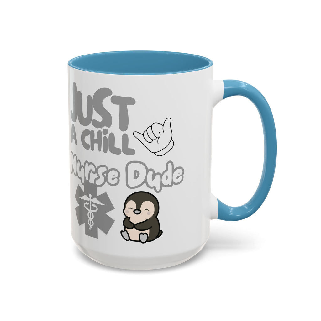 Chill Nurse Dude Insulated Medical Travel Mug 11/15oz(Grey|White)Travel Mug For Medical Professionals| Healthcare Travel Cup For Men|