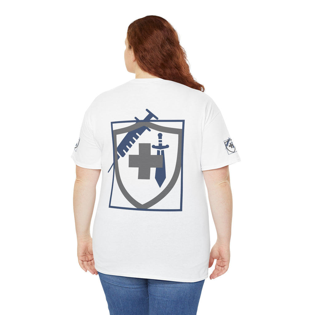 COVID Warrior Nurse & EMS T-Shirt(Blue|Grey) | Medical Staff Tribute Tee | EMS Casual Tee |