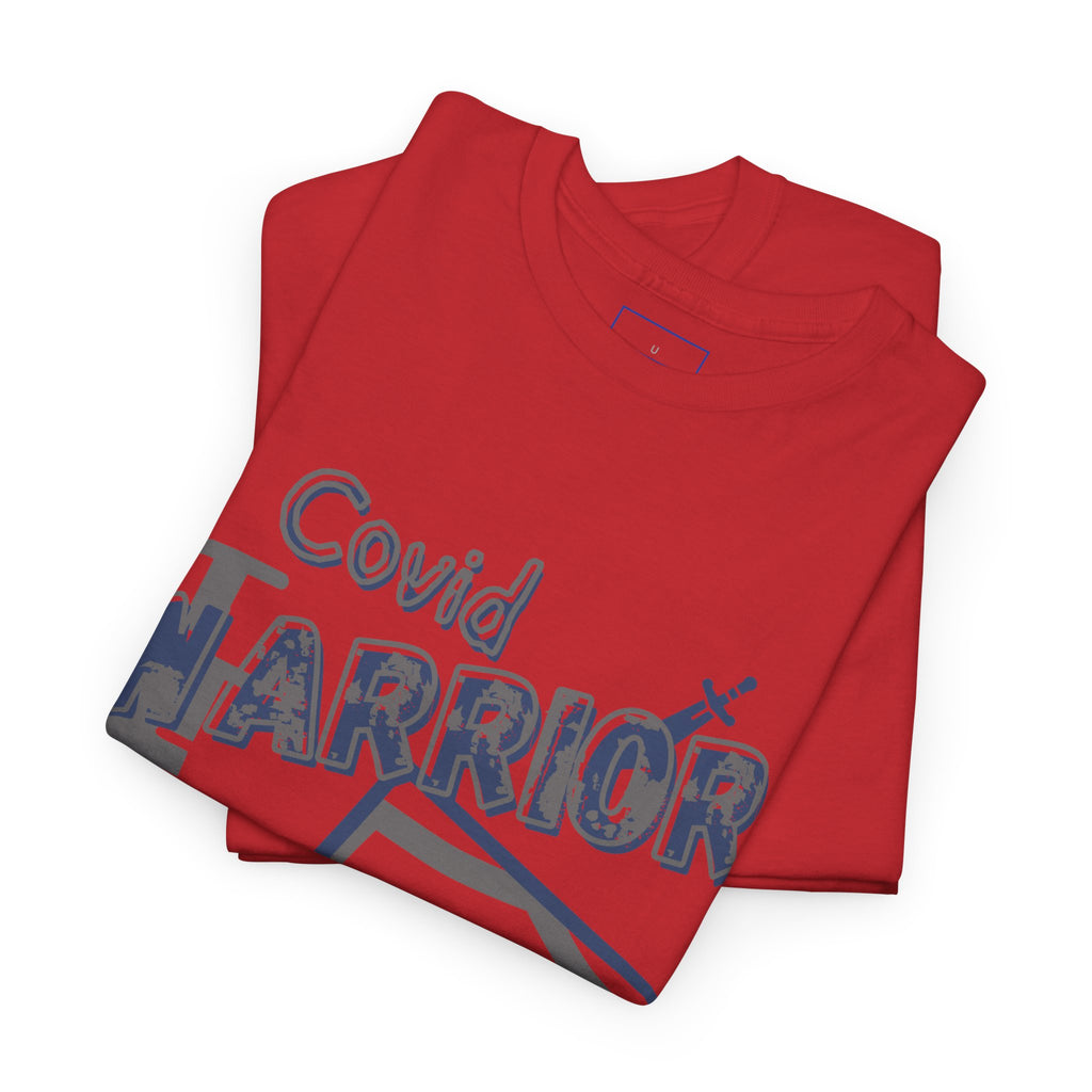 COVID Warrior Nurse & EMS T-Shirt(Blue|Grey) | Medical Staff Tribute Tee | EMS Casual Tee |