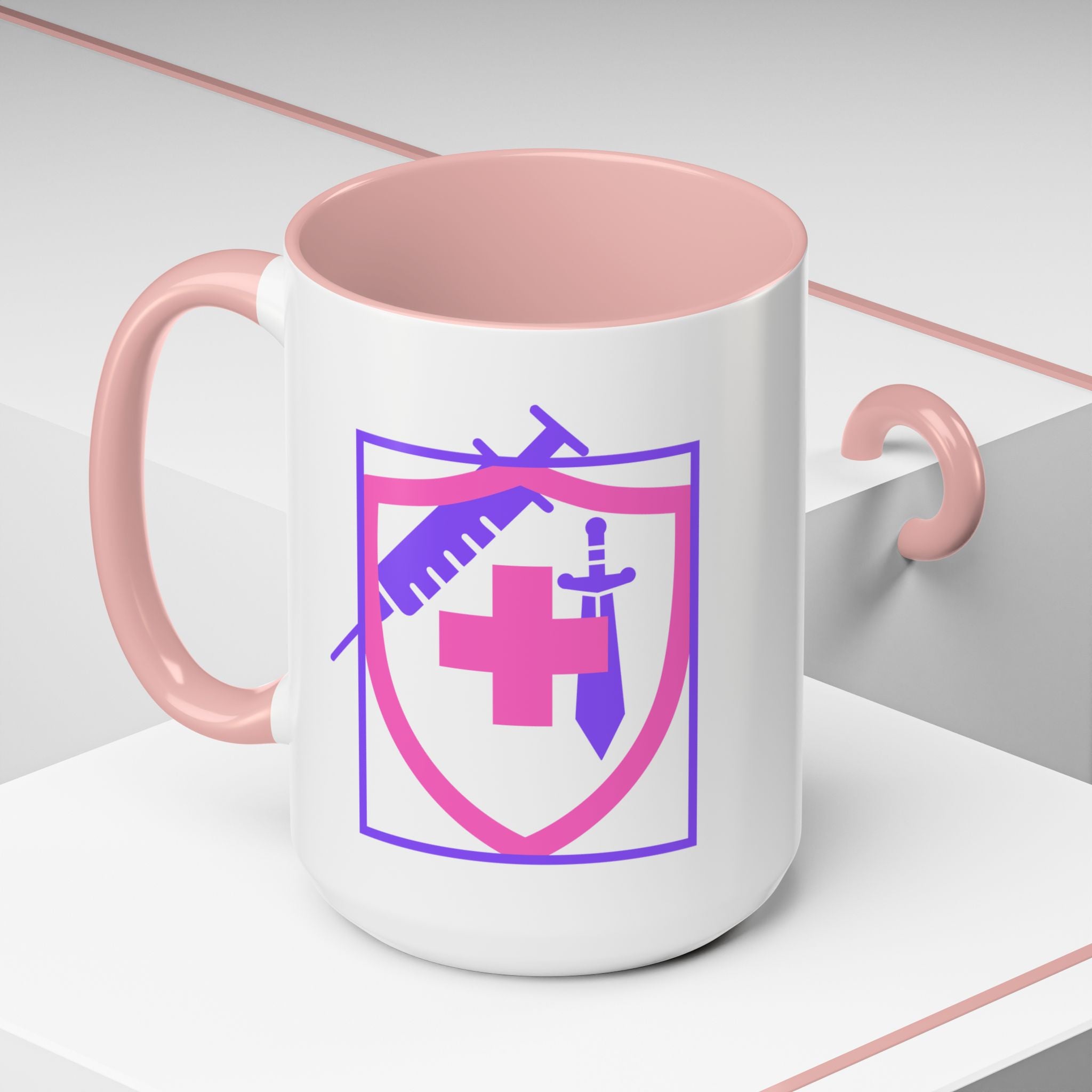 COVID Warrior Coffee Mug |  Accent Mug For Medical Staff | Work Cup for Nurses| Medical Work Mug |