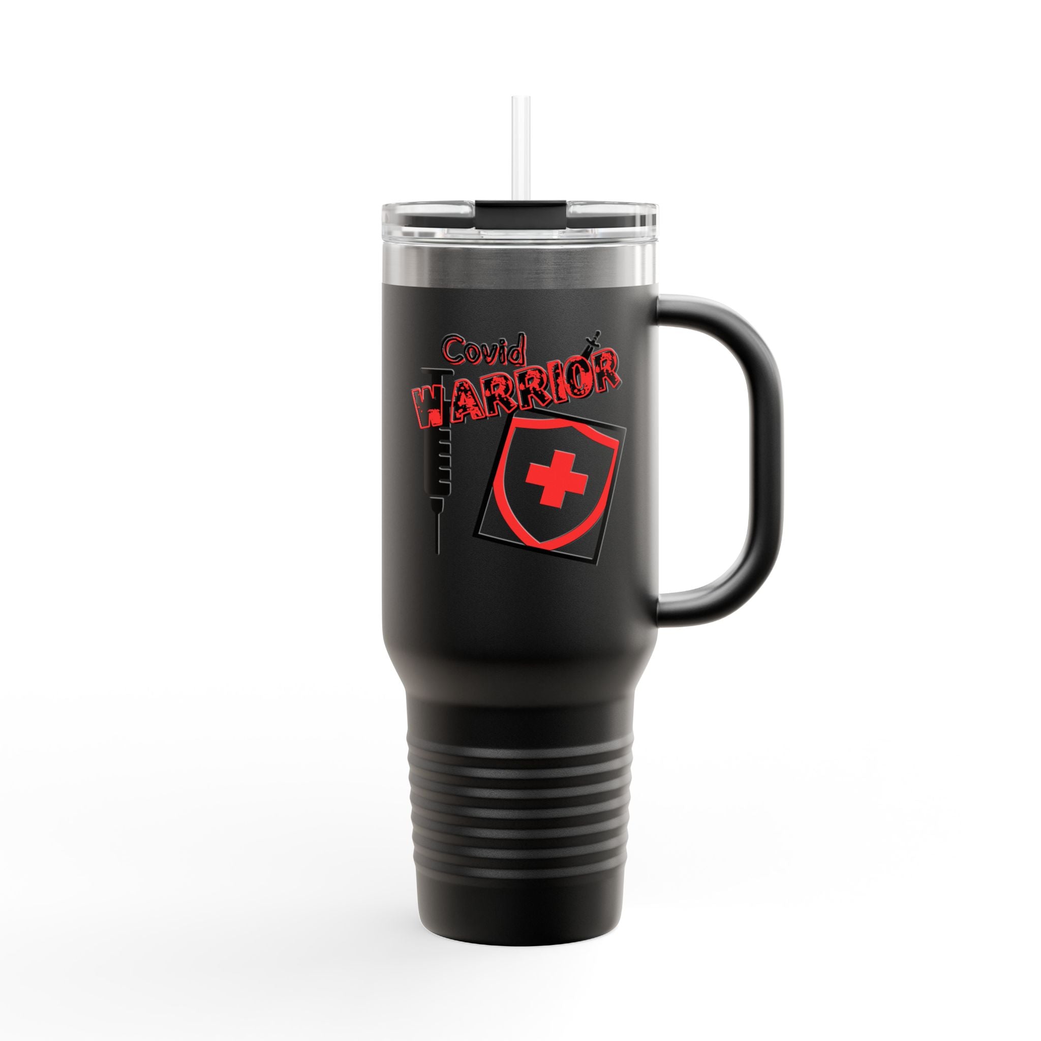 COVID Warrior Insulated Travel Mug | Travel Mug for Nurses | EMS Travel Tumbler |