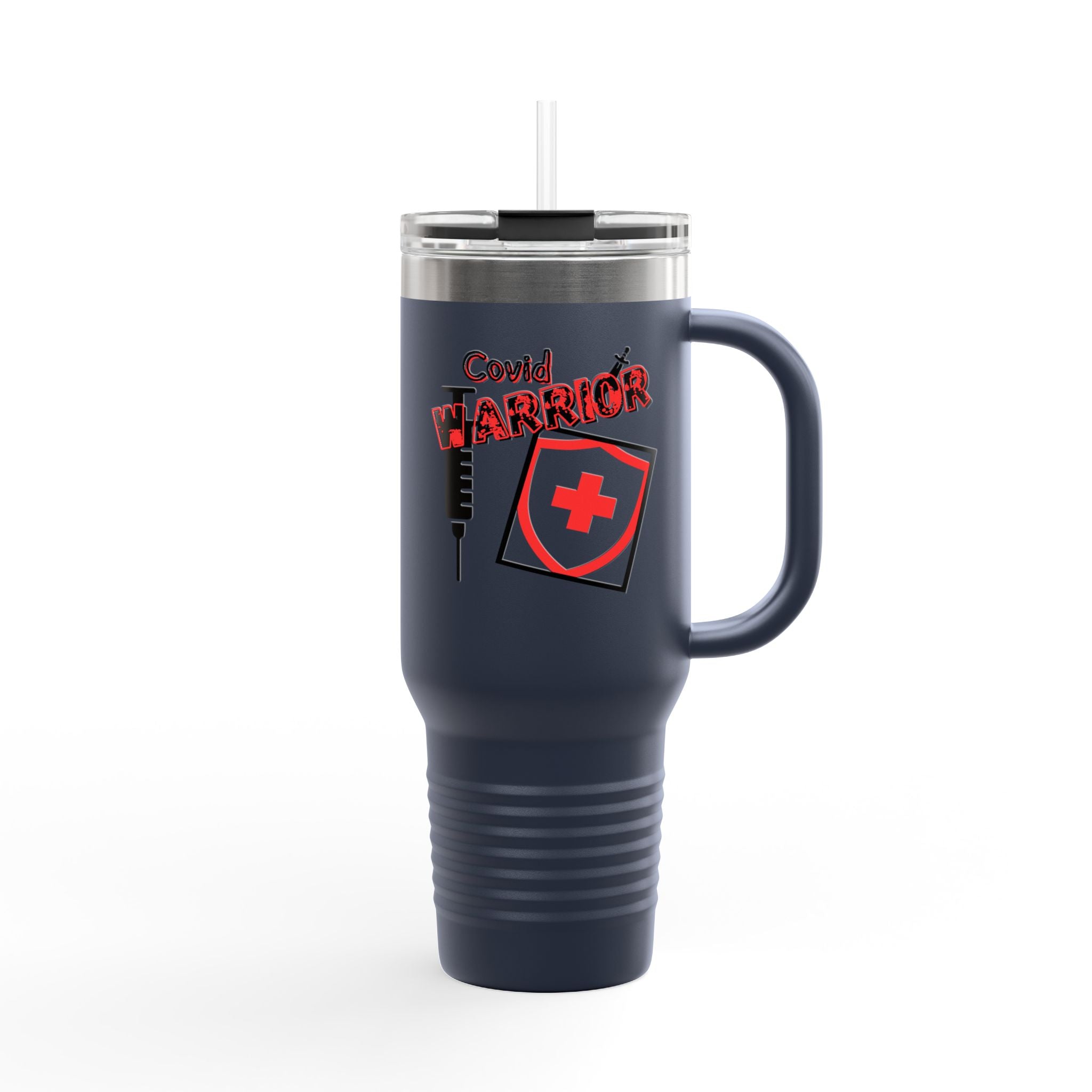 COVID Warrior Insulated Travel Mug | Travel Mug for Nurses | EMS Travel Tumbler |