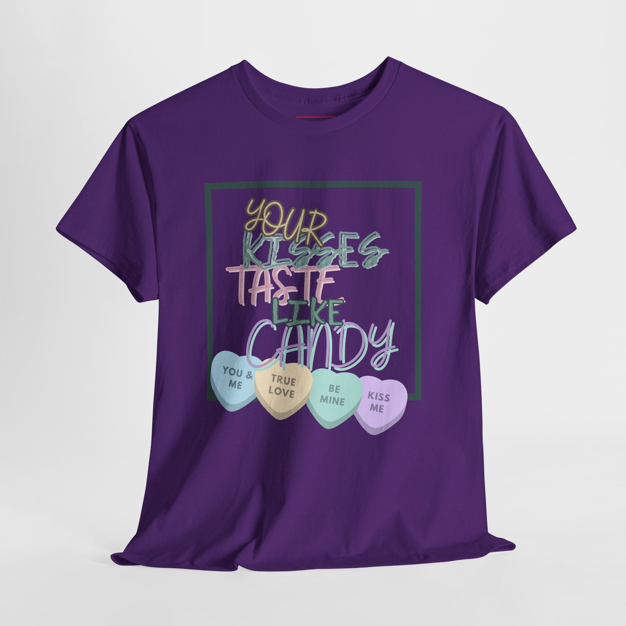 Candy Kisses Valentine's Day T Shirt | Heart T Shirt | Candy Heart Shirt | Valentines Tee