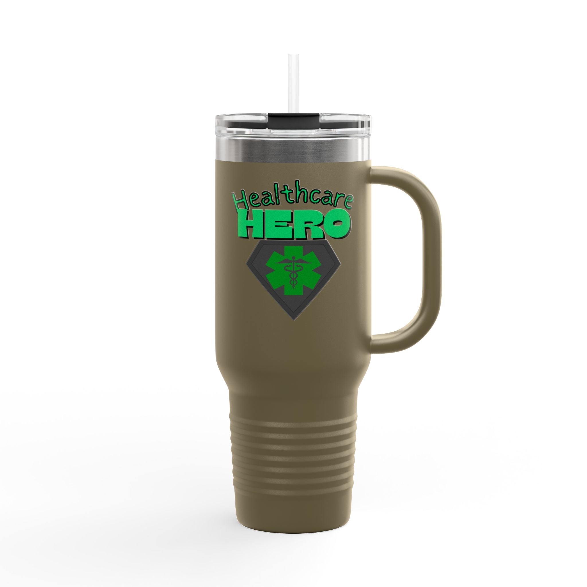 Healthcare Hero St. Patrick's Day 40oz Insulated Travel Mug| Travel Mug For Medical Workers | EMS Travel Mug | Healthcare Mug |