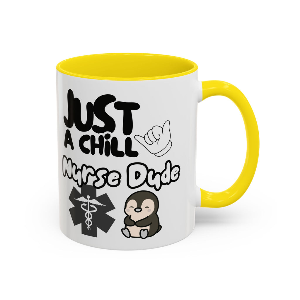 Chill Nurse Dude Insulated Medical Travel Mug 11/15oz(Black|White)Travel Mug For Medical Professionals| Healthcare Travel Cup For Men|