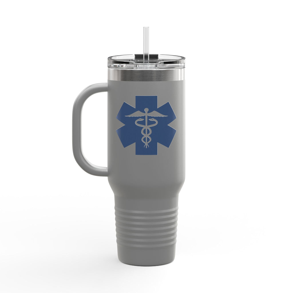 Chill Nurse Dude 40oz Insulated Medical Travel Mug(Blue|White) Travel Mug For Medical Professionals| Healthcare Travel Cup For Men|
