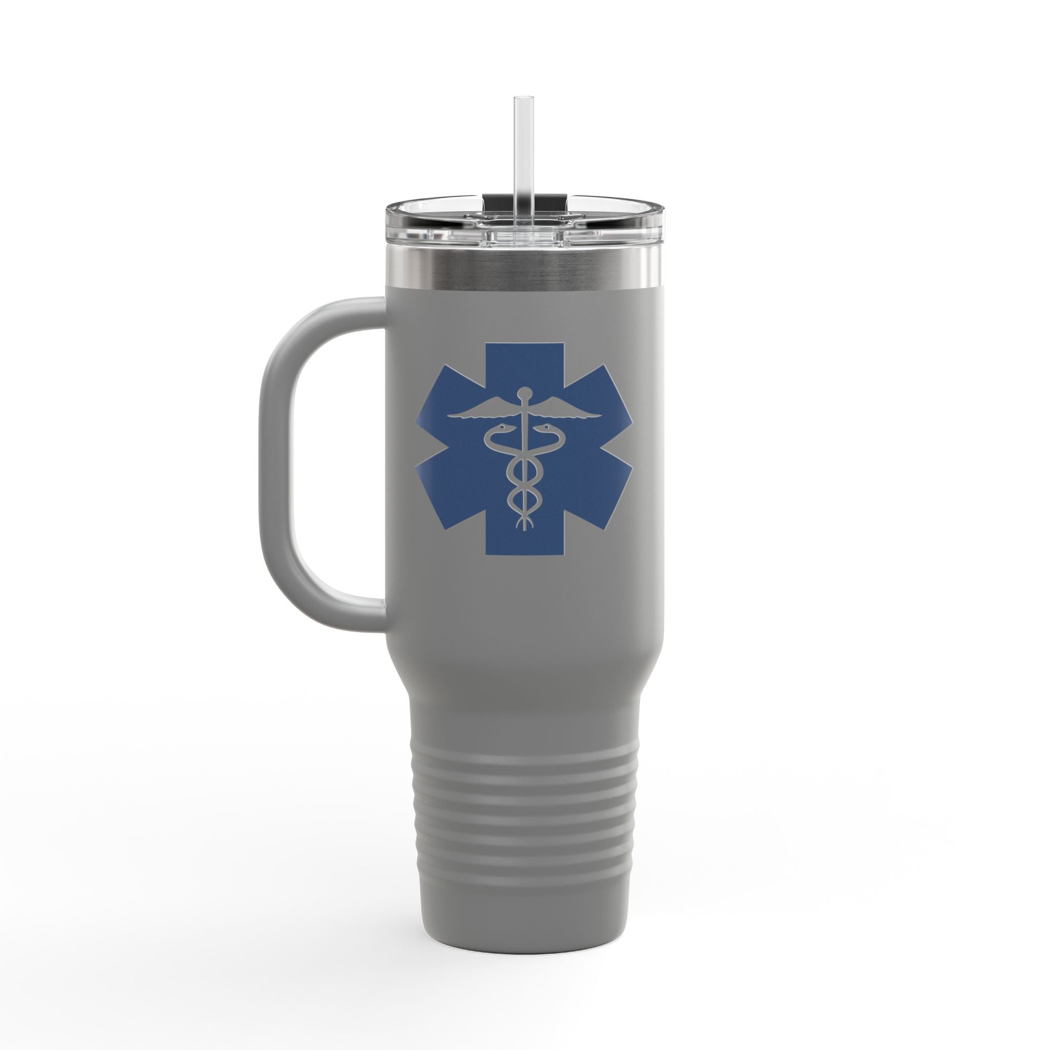 Chill Nurse Dude 40oz Insulated Medical Travel Mug(Blue|White) Travel Mug For Medical Professionals| Healthcare Travel Cup For Men|
