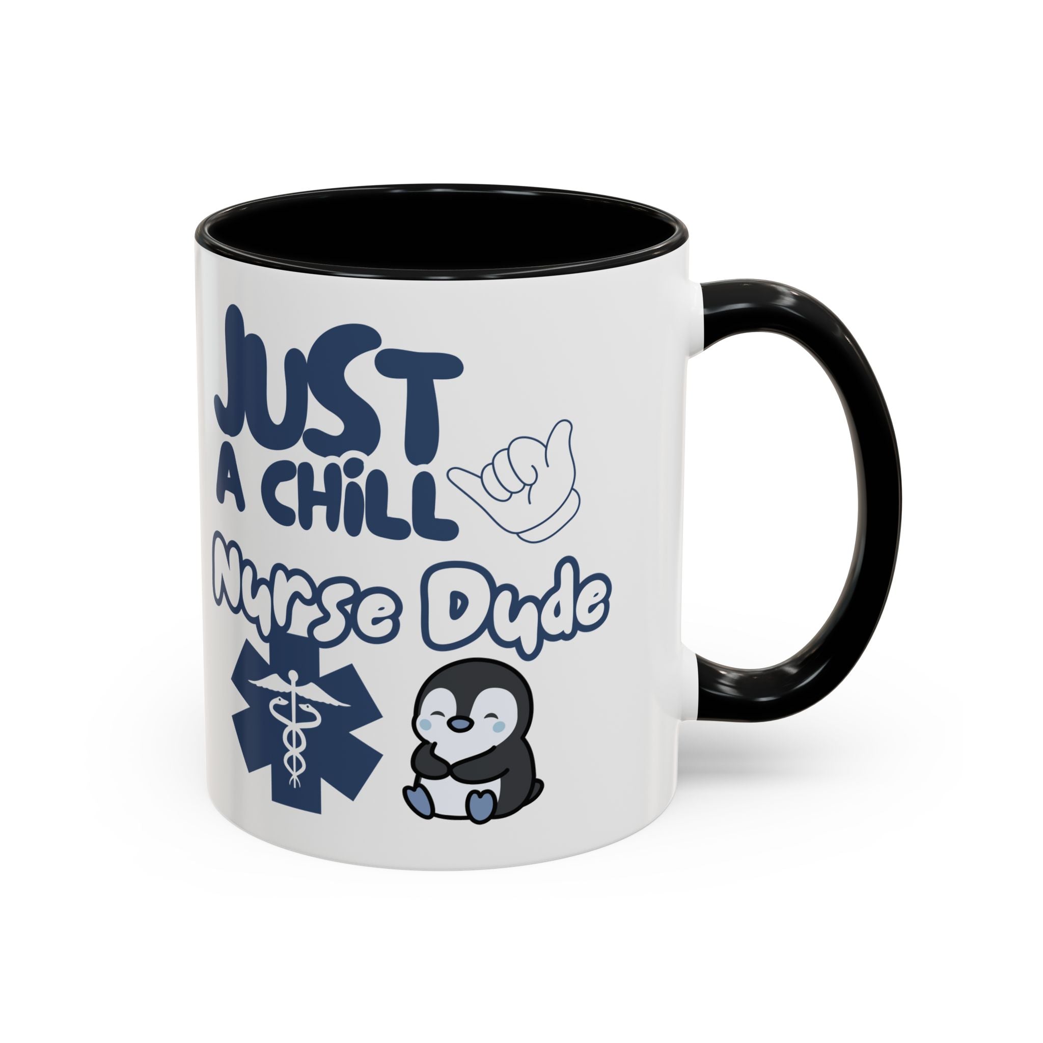 Chill Nurse Dude Insulated Medical Travel Mug 11/15oz(Blue|White)Travel Mug For Medical Professionals| Healthcare Travel Cup For Men|