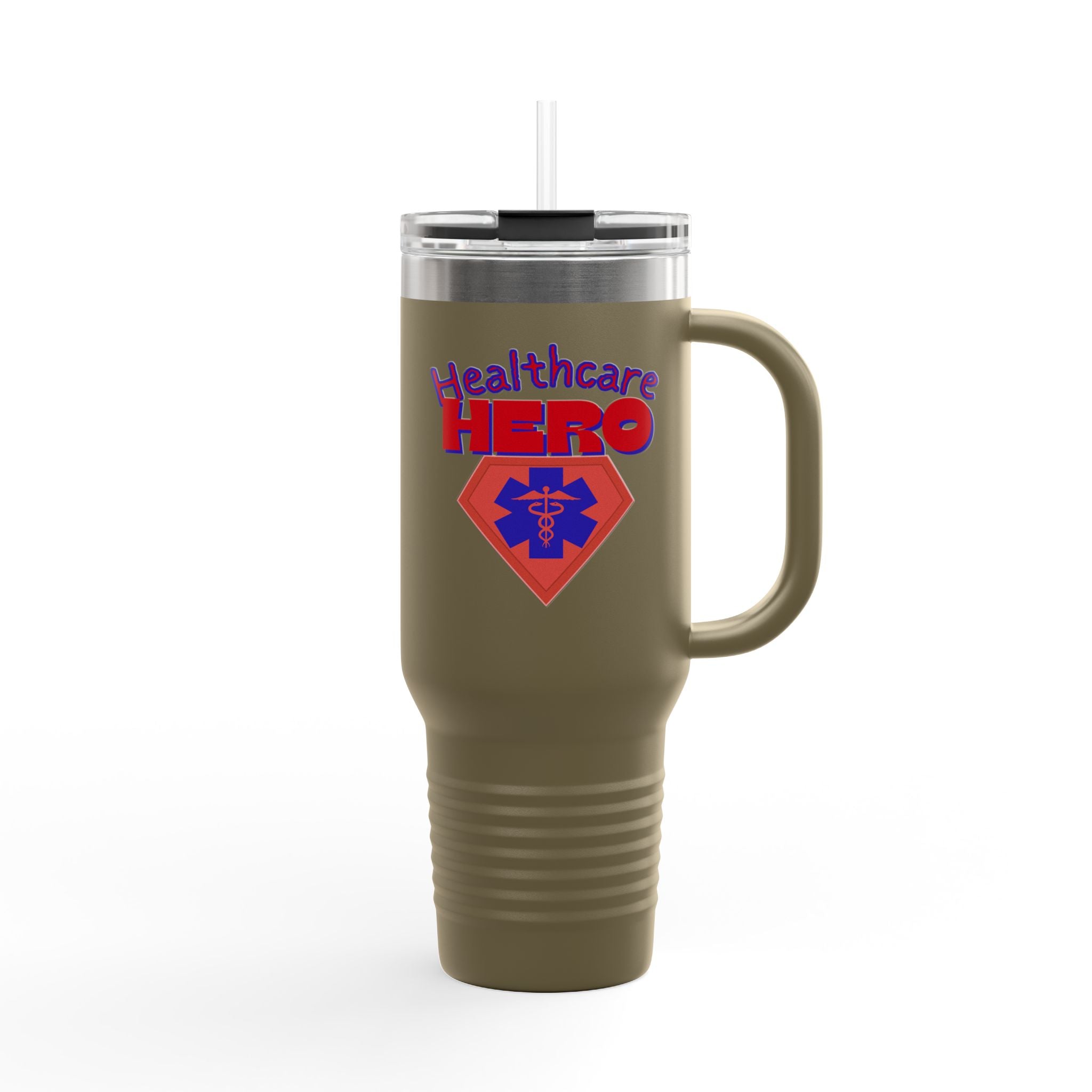 Healthcare Hero 40oz Insulated Travel Mug | Travel Mug For Medical Workers | EMS Travel Mug | Healthcare Mug |