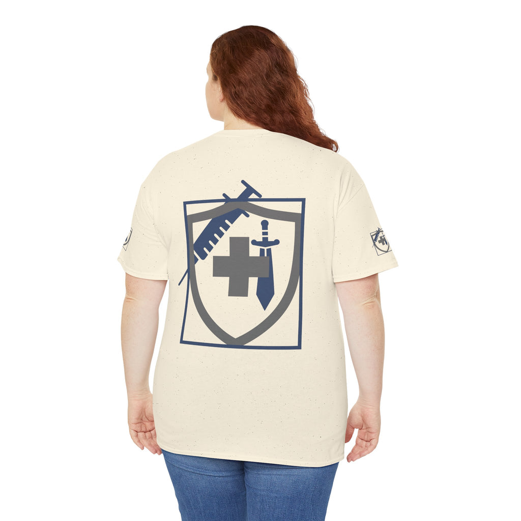 COVID Warrior Nurse & EMS T-Shirt(Blue|Grey) | Medical Staff Tribute Tee | EMS Casual Tee |