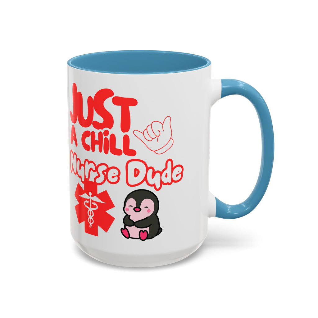 Chill Nurse Dude Insulated Medical Travel Mug 11/15oz(Red|White)Travel Mug For Medical Professionals| Healthcare Travel Cup For Men|