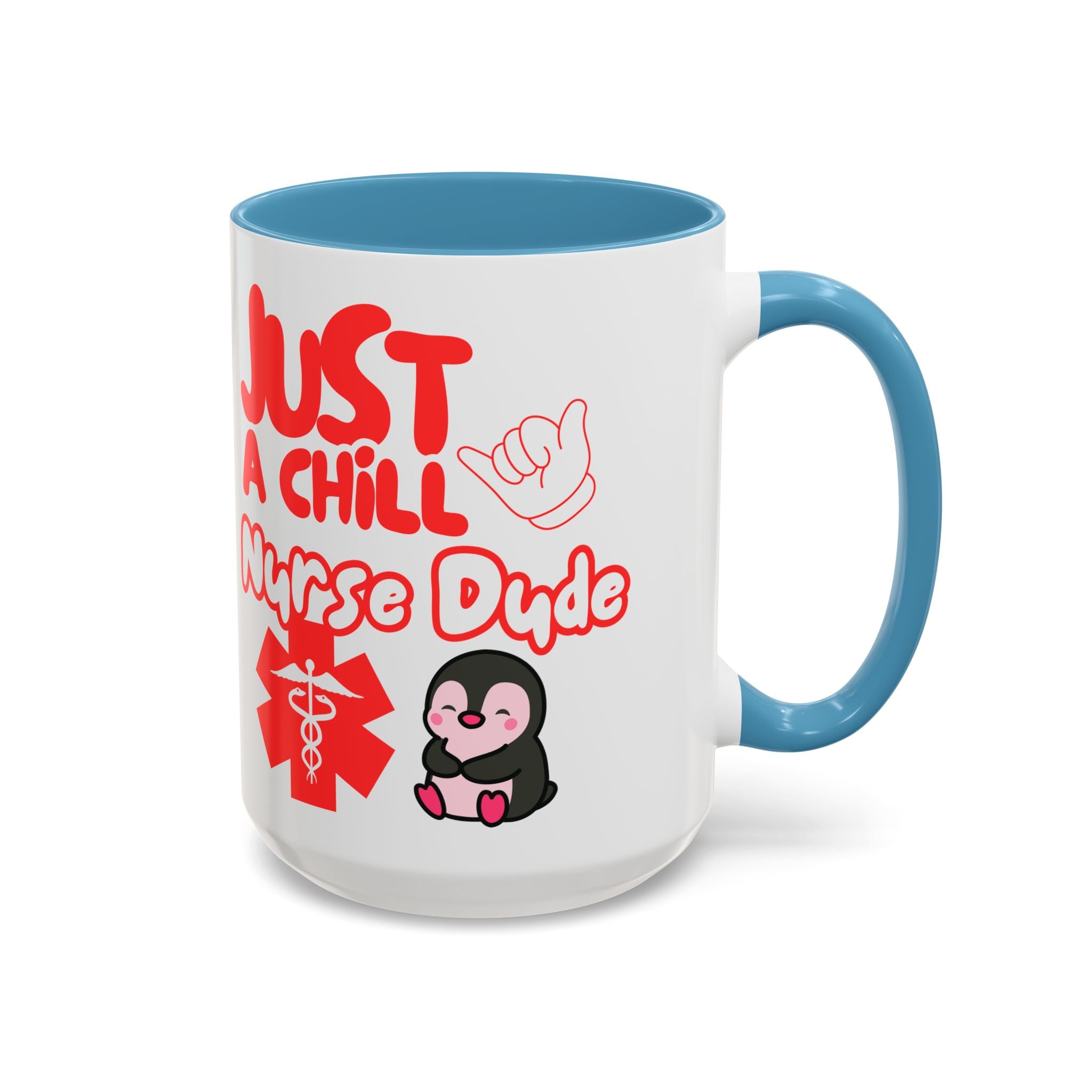 Chill Nurse Dude Insulated Medical Travel Mug 11/15oz(Red|White)Travel Mug For Medical Professionals| Healthcare Travel Cup For Men|