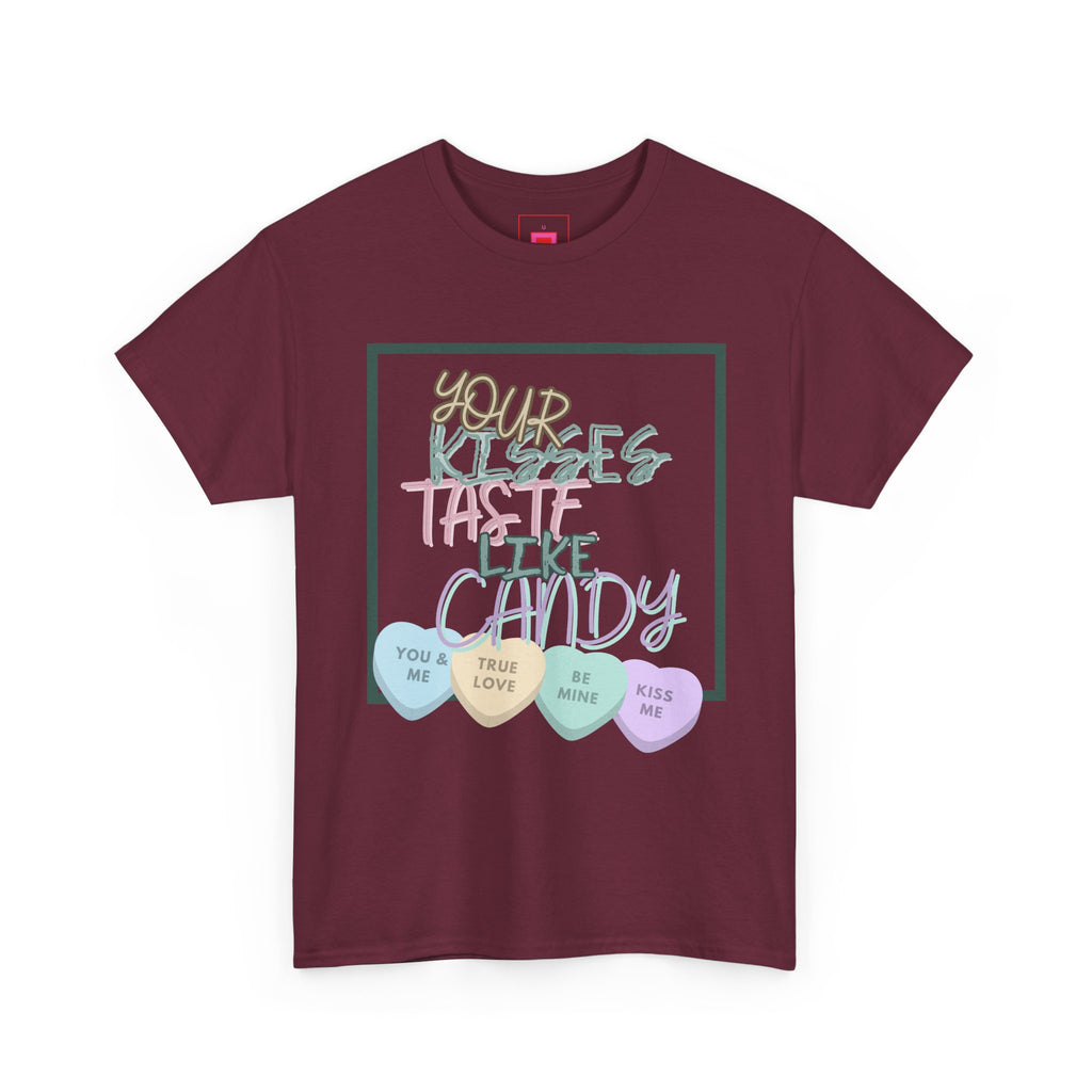 Candy Kisses Valentine's Day T Shirt | Heart T Shirt | Candy Heart Shirt | Valentines Tee