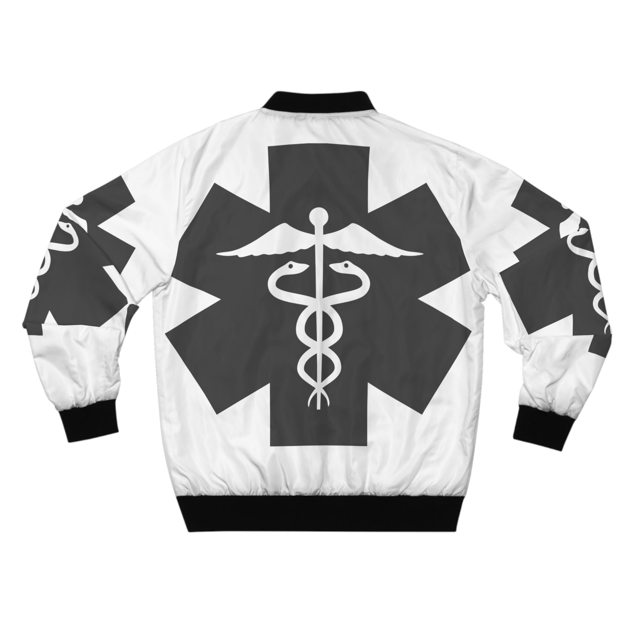 Chill Nurse Dude Medical Bomber Jacket(Black|White|) | Cool EMT Jacket|Healthcare Jacket for Men| Mens Nurse Jacket|Nurse For Him |