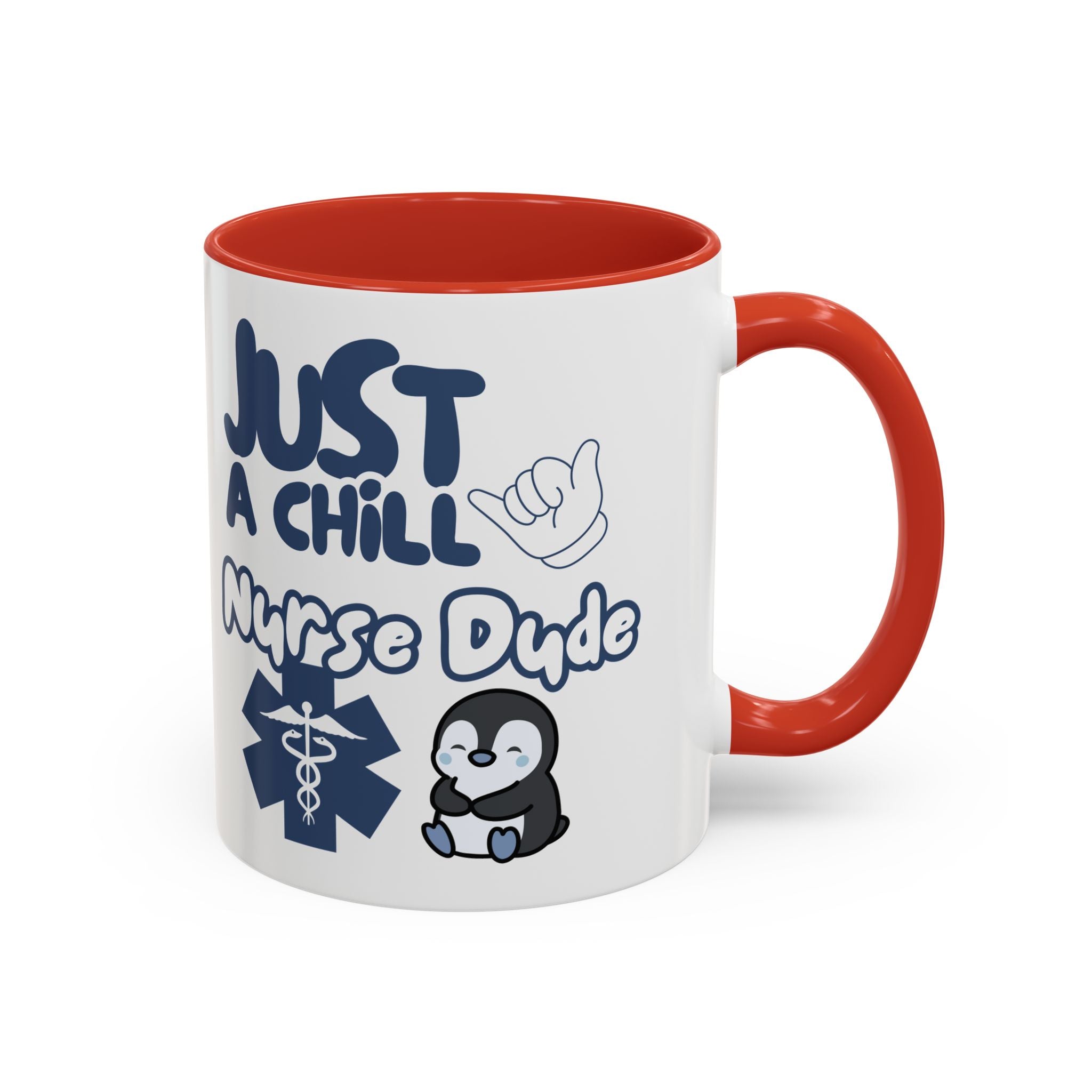 Chill Nurse Dude Insulated Medical Travel Mug 11/15oz(Blue|White)Travel Mug For Medical Professionals| Healthcare Travel Cup For Men|