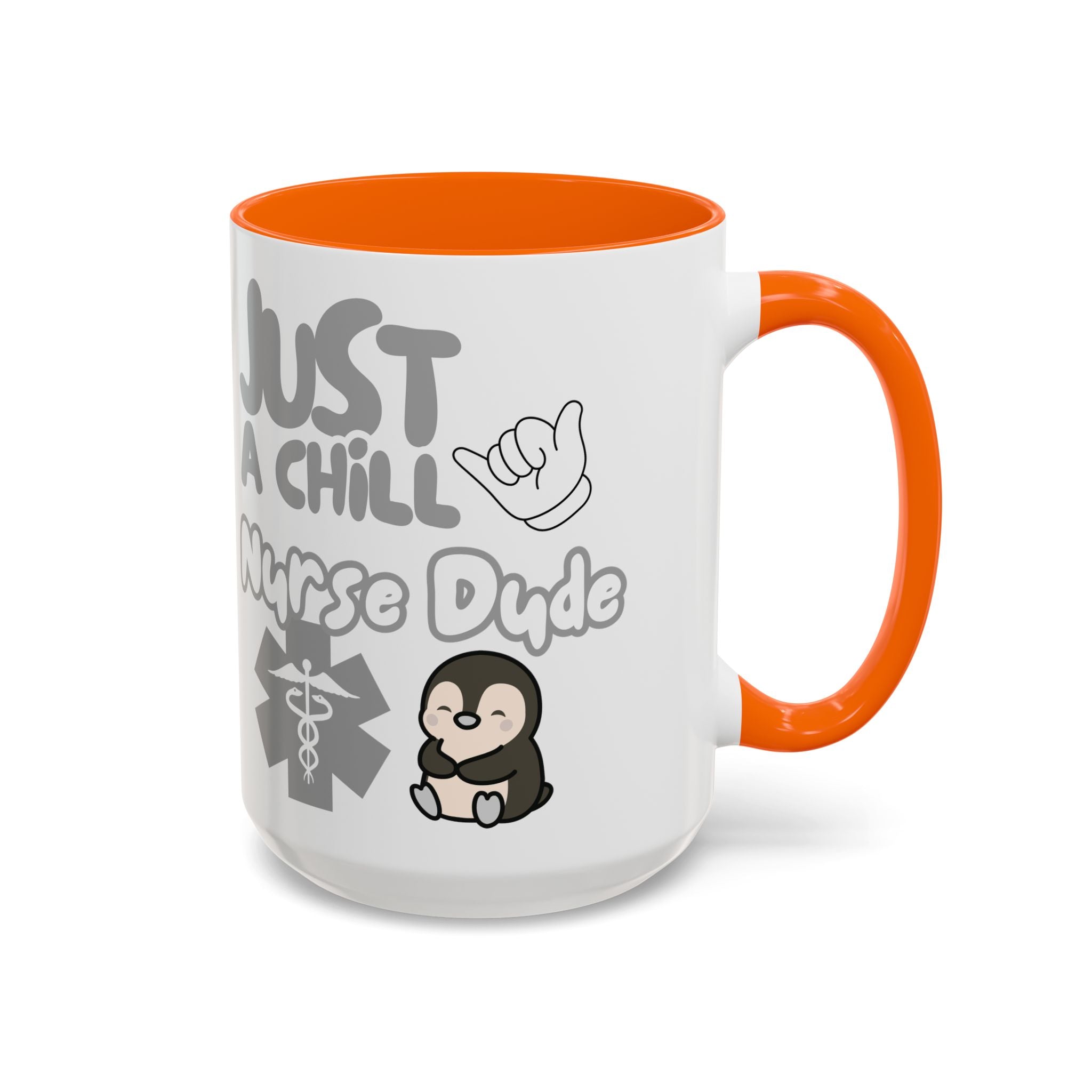 Chill Nurse Dude Insulated Medical Travel Mug 11/15oz(Grey|White)Travel Mug For Medical Professionals| Healthcare Travel Cup For Men|