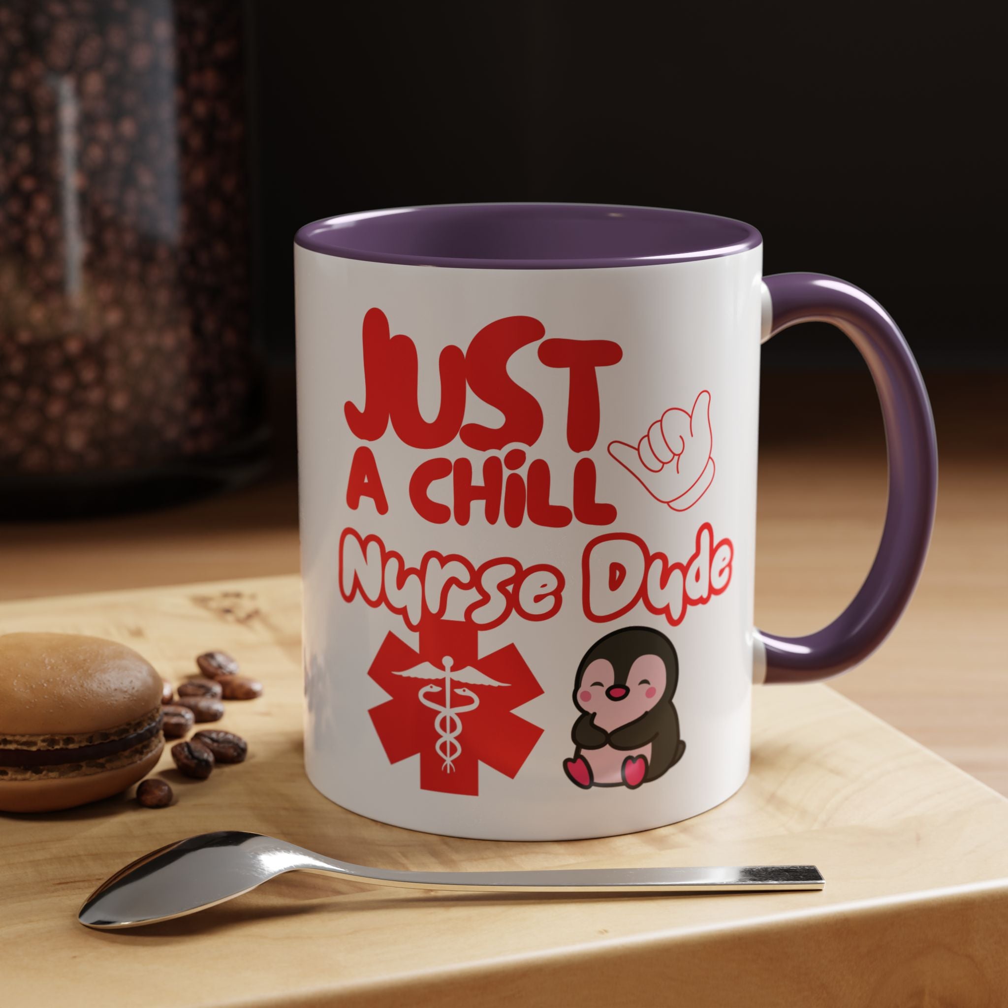 Chill Nurse Dude Insulated Medical Travel Mug 11/15oz(Red|White)Travel Mug For Medical Professionals| Healthcare Travel Cup For Men|