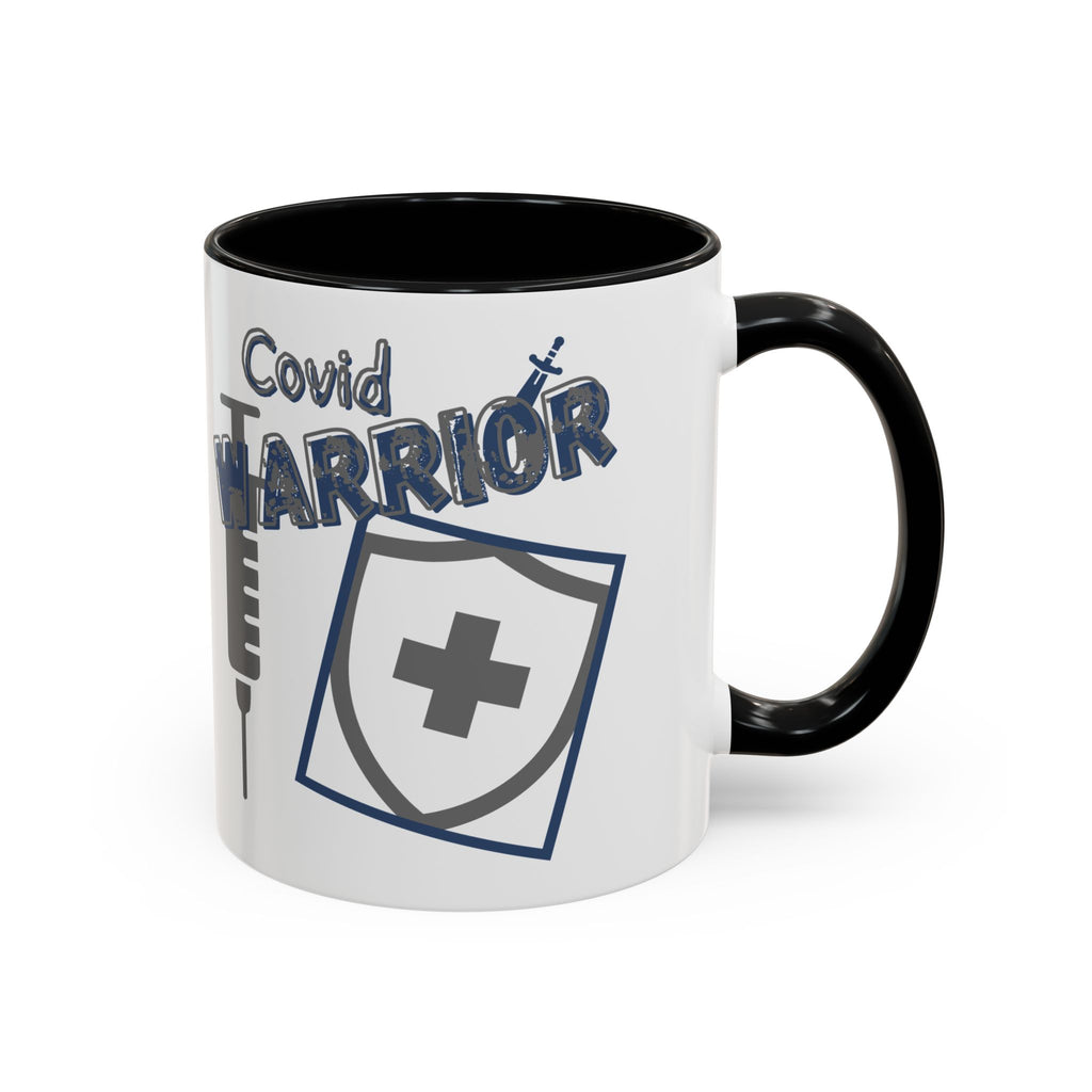 COVID Warrior Coffee Mug | Medical Staff Accent Mug 11/15oz | Work Cup For Frontline Workers |