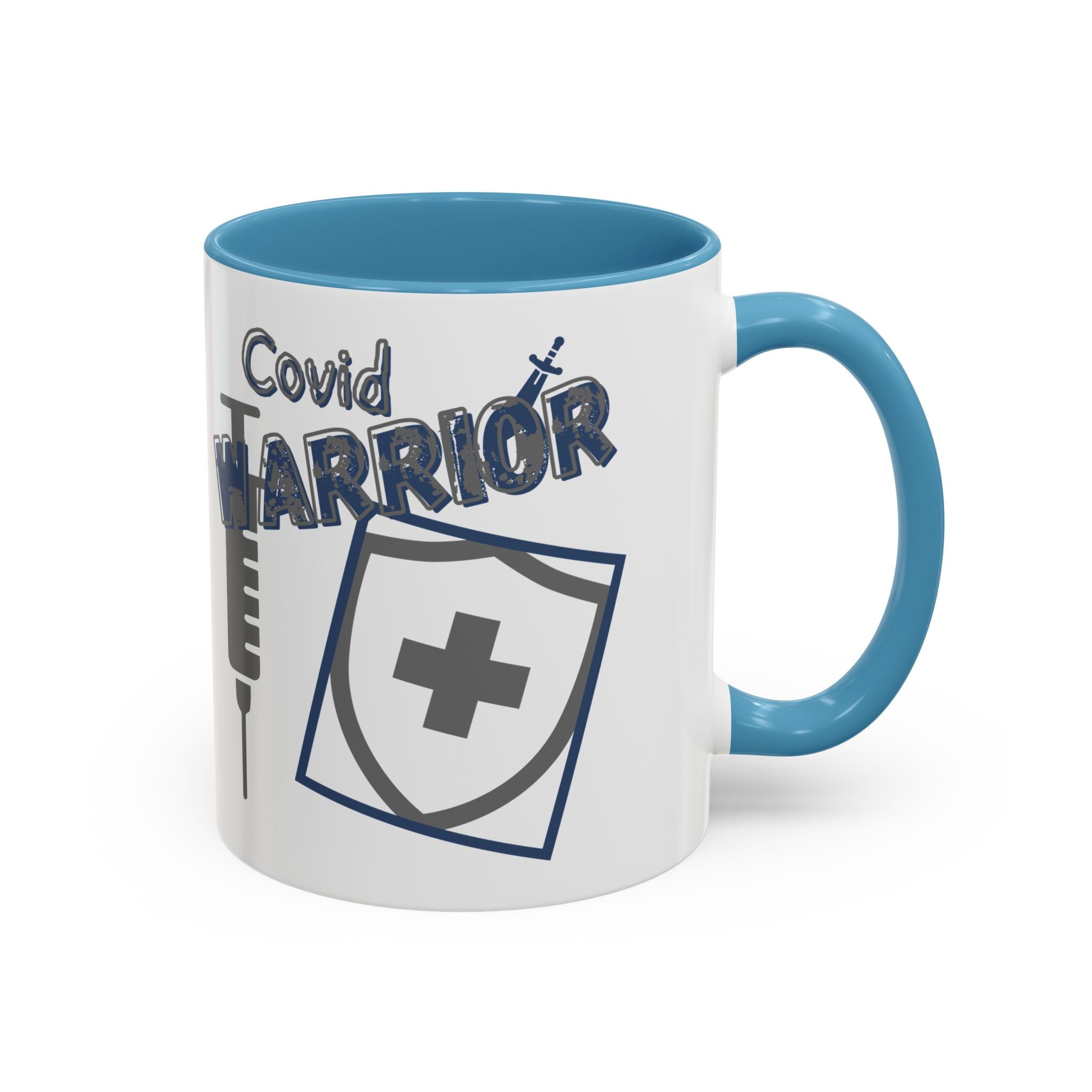 COVID Warrior Coffee Mug | Medical Staff Accent Mug 11/15oz | Work Cup For Frontline Workers |