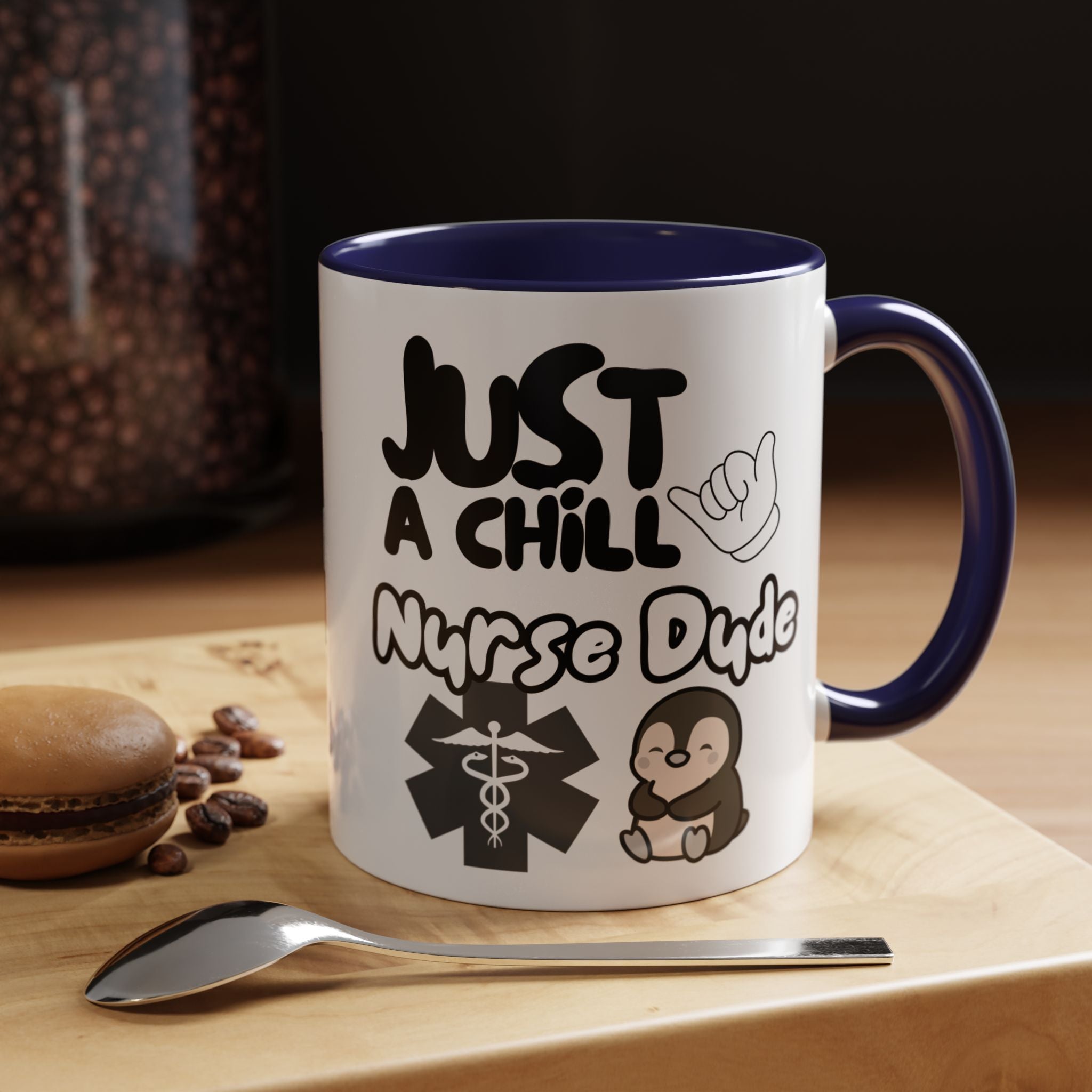 Chill Nurse Dude Insulated Medical Travel Mug 11/15oz(Black|White)Travel Mug For Medical Professionals| Healthcare Travel Cup For Men|