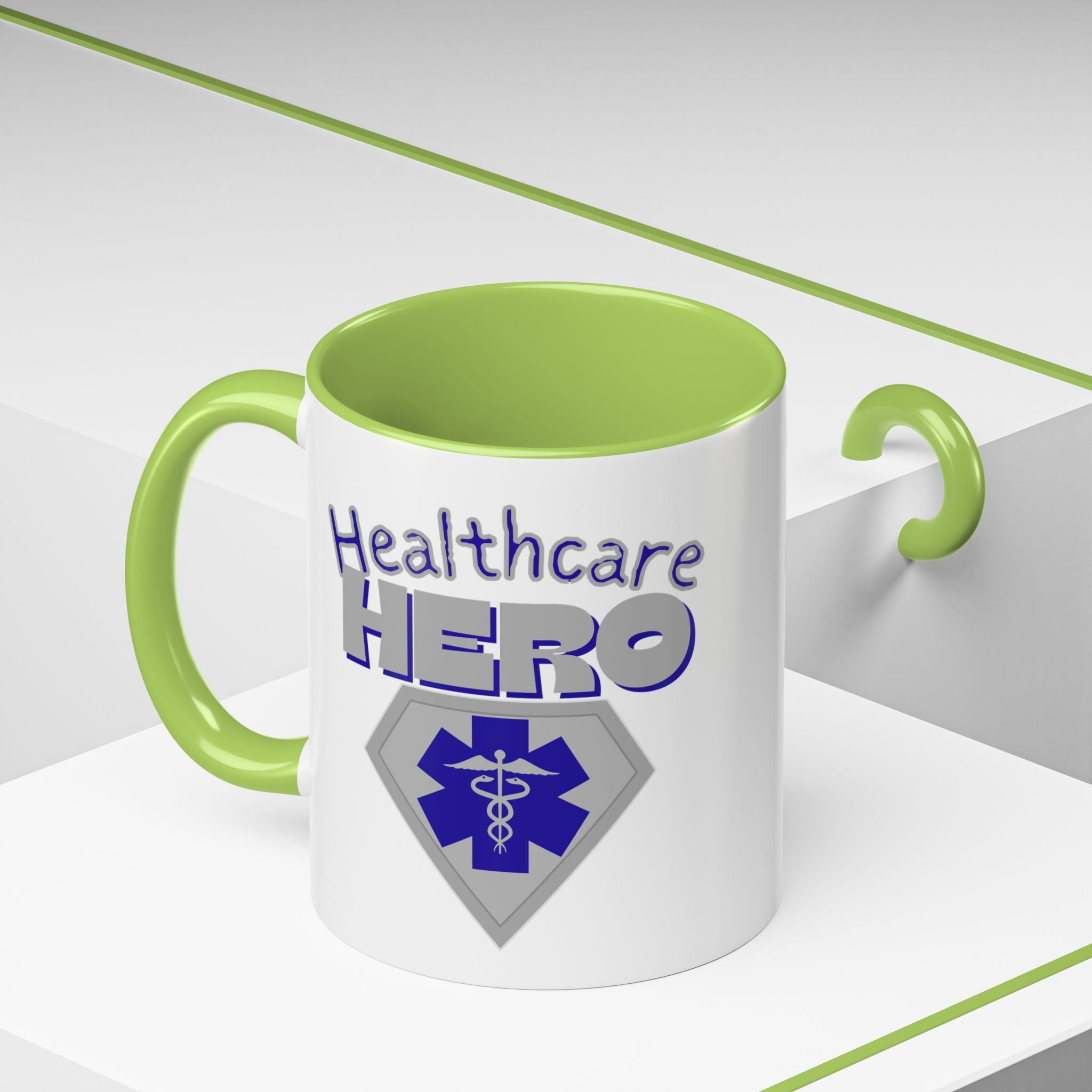 Healthcare Hero Coffee Mug | EMS Accent Mug (11/15oz)| Work Mug For Medical Workers|
