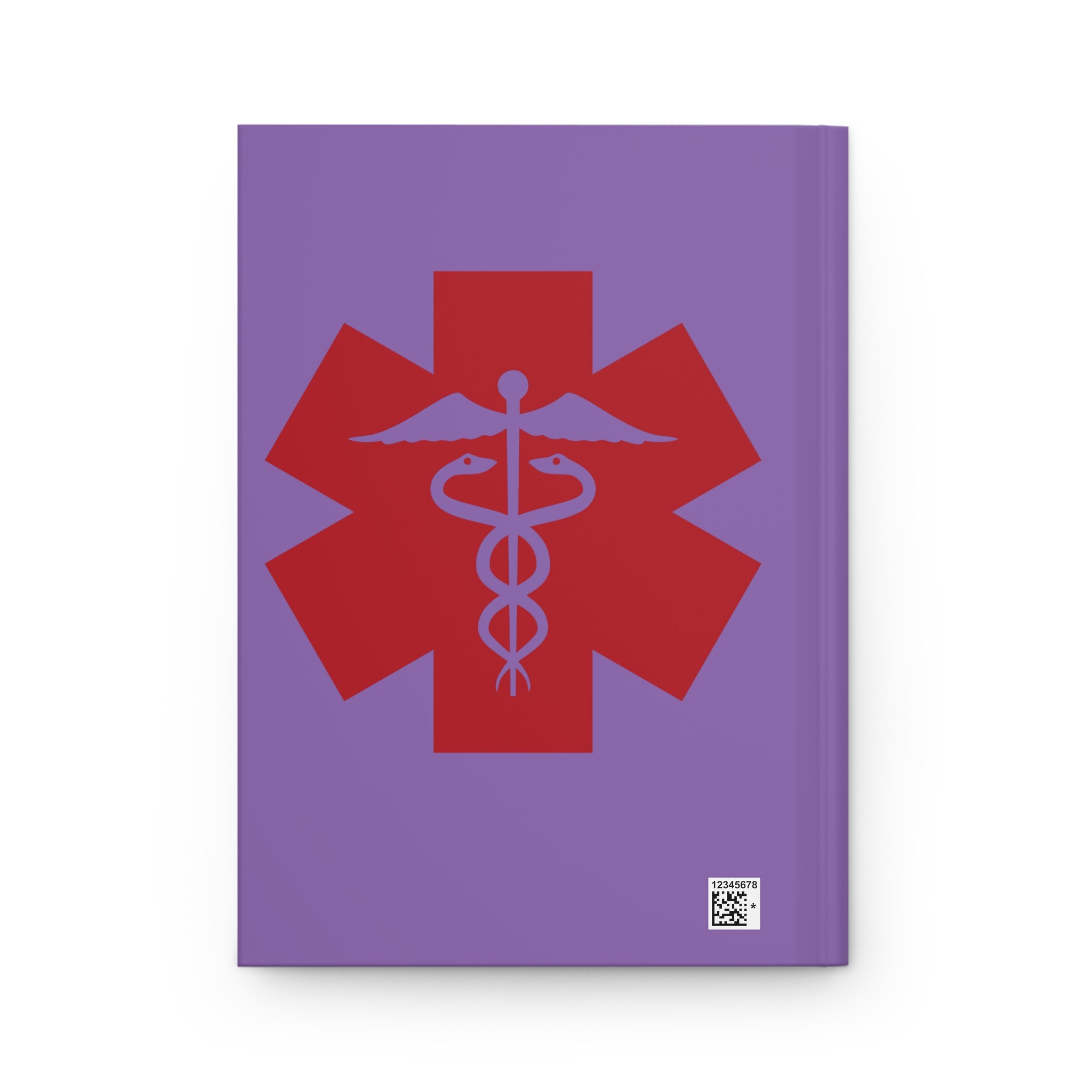 Foxxy Nurse Hardcover Journal(Red|Light Purple) | Cute Nurse Fox Medical Notebook | Cute Medical Journal |