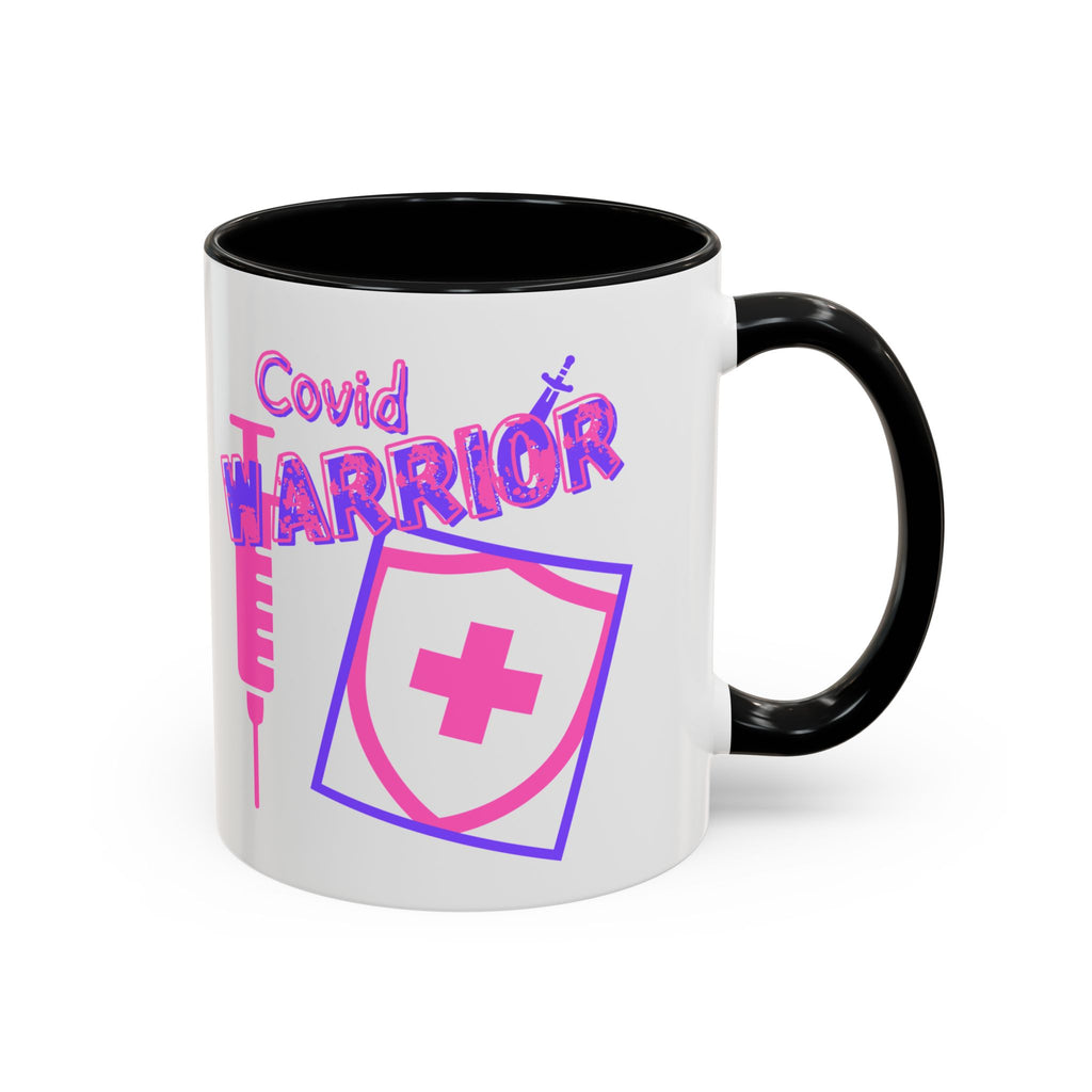 COVID Warrior Coffee Mug |  Accent Mug For Medical Staff | Work Cup for Nurses| Medical Work Mug |