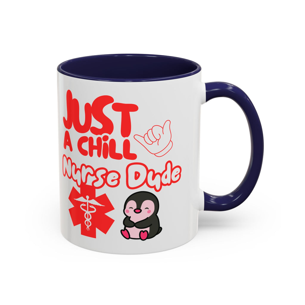 Chill Nurse Dude Insulated Medical Travel Mug 11/15oz(Red|White)Travel Mug For Medical Professionals| Healthcare Travel Cup For Men|