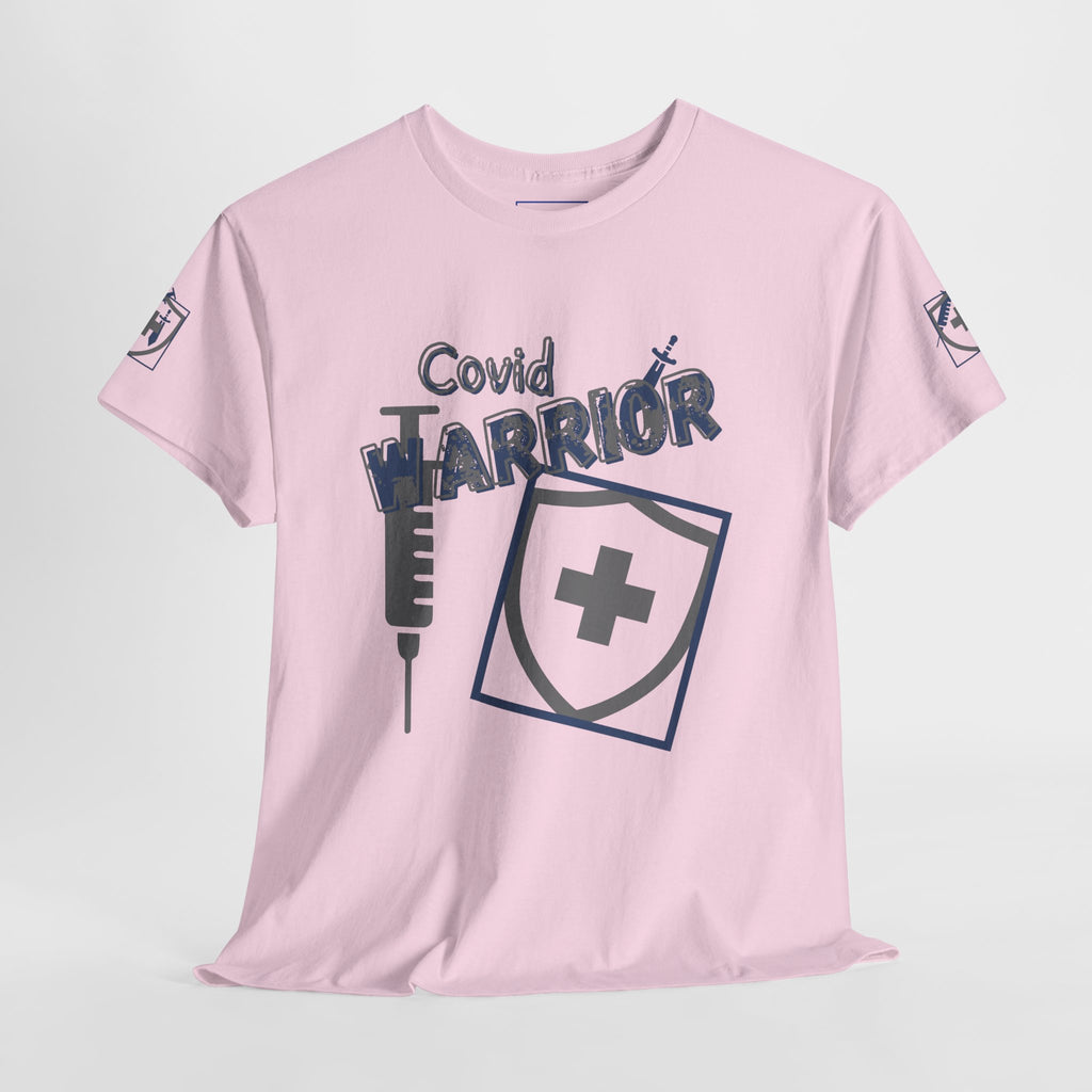 COVID Warrior Nurse & EMS T-Shirt(Blue|Grey) | Medical Staff Tribute Tee | EMS Casual Tee |