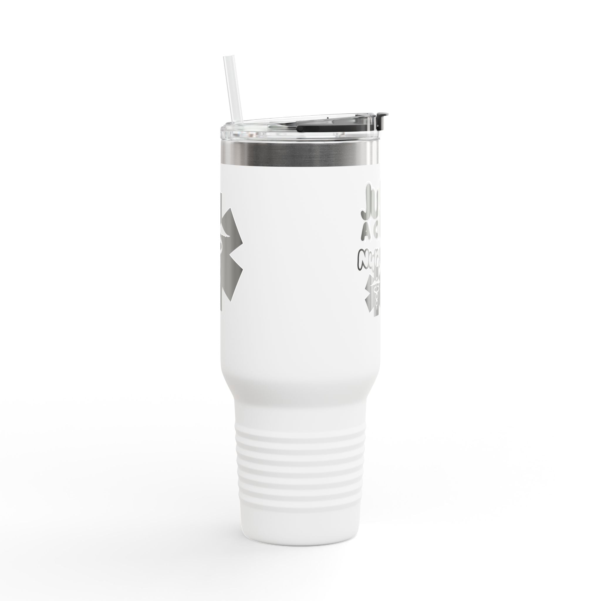 Chill Nurse Dude 40oz Insulated Medical Travel Mug(Black|White) Travel Mug For Medical Professionals| Healthcare Travel Cup For Men|