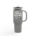 Chill Nurse Dude 40oz Insulated Medical Travel Mug(Grey|White) Travel Mug For Medical Professionals| Healthcare Travel Cup For Men|