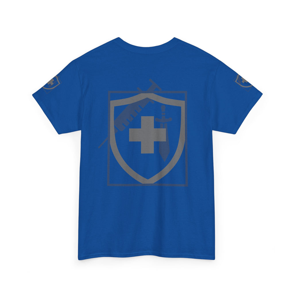 COVID Warrior Nurse & EMS T-Shirt(Blue|Grey) | Medical Staff Tribute Tee | EMS Casual Tee |