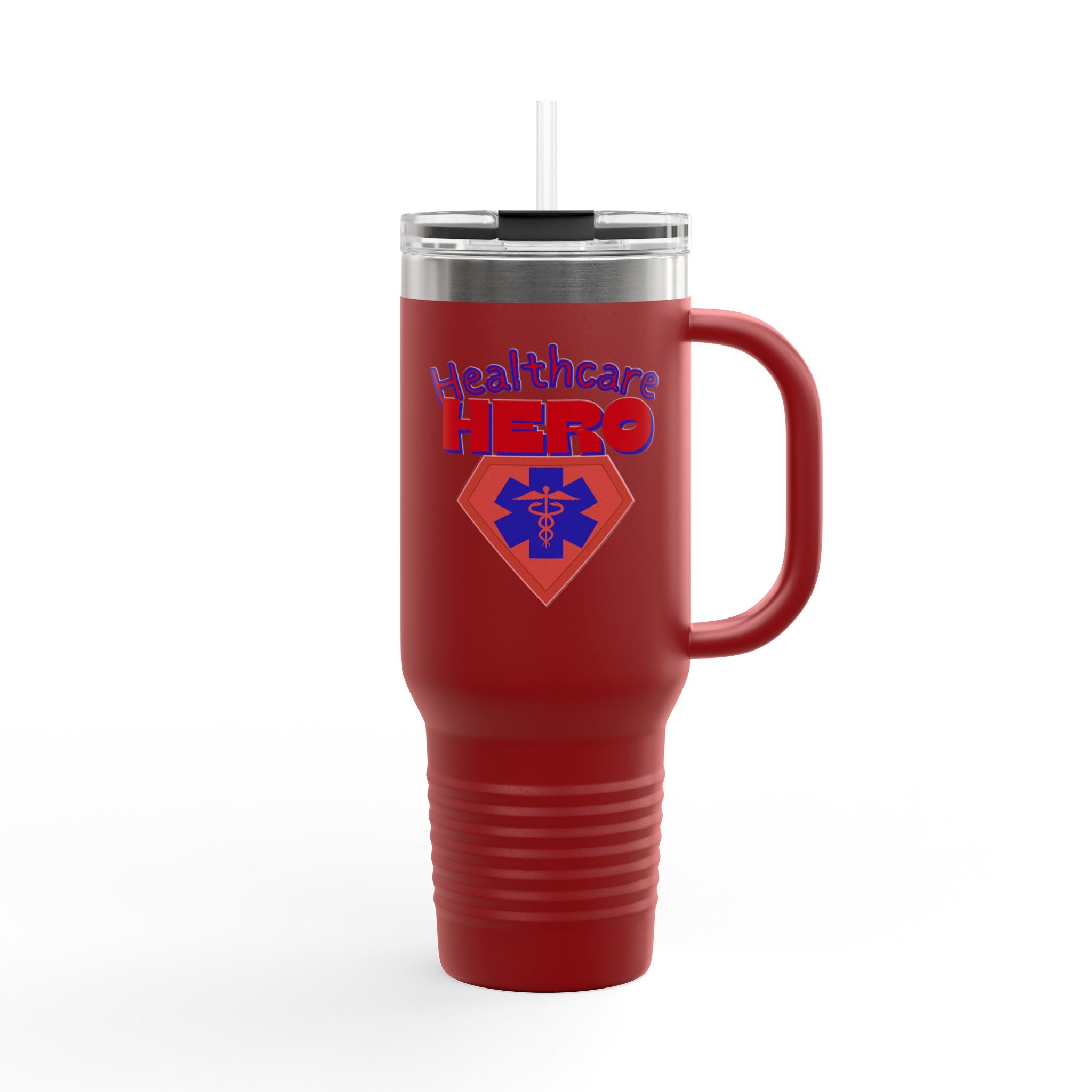 Healthcare Hero 40oz Insulated Travel Mug | Travel Mug For Medical Workers | EMS Travel Mug | Healthcare Mug |