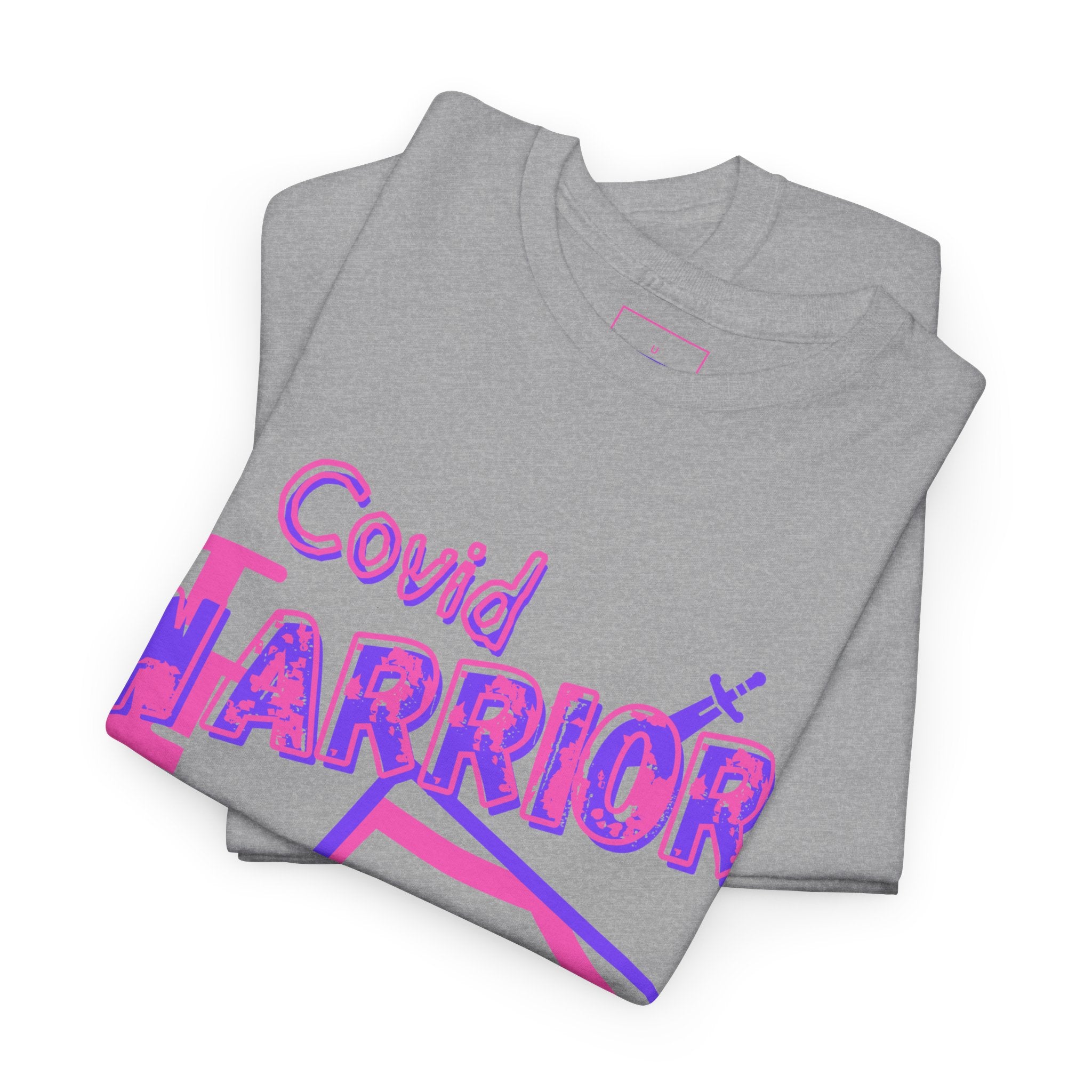 COVID Warrior Nurse & EMS T-Shirt(Pink|Purple) | Medical Staff Tribute Tee | EMS Casual Tee |