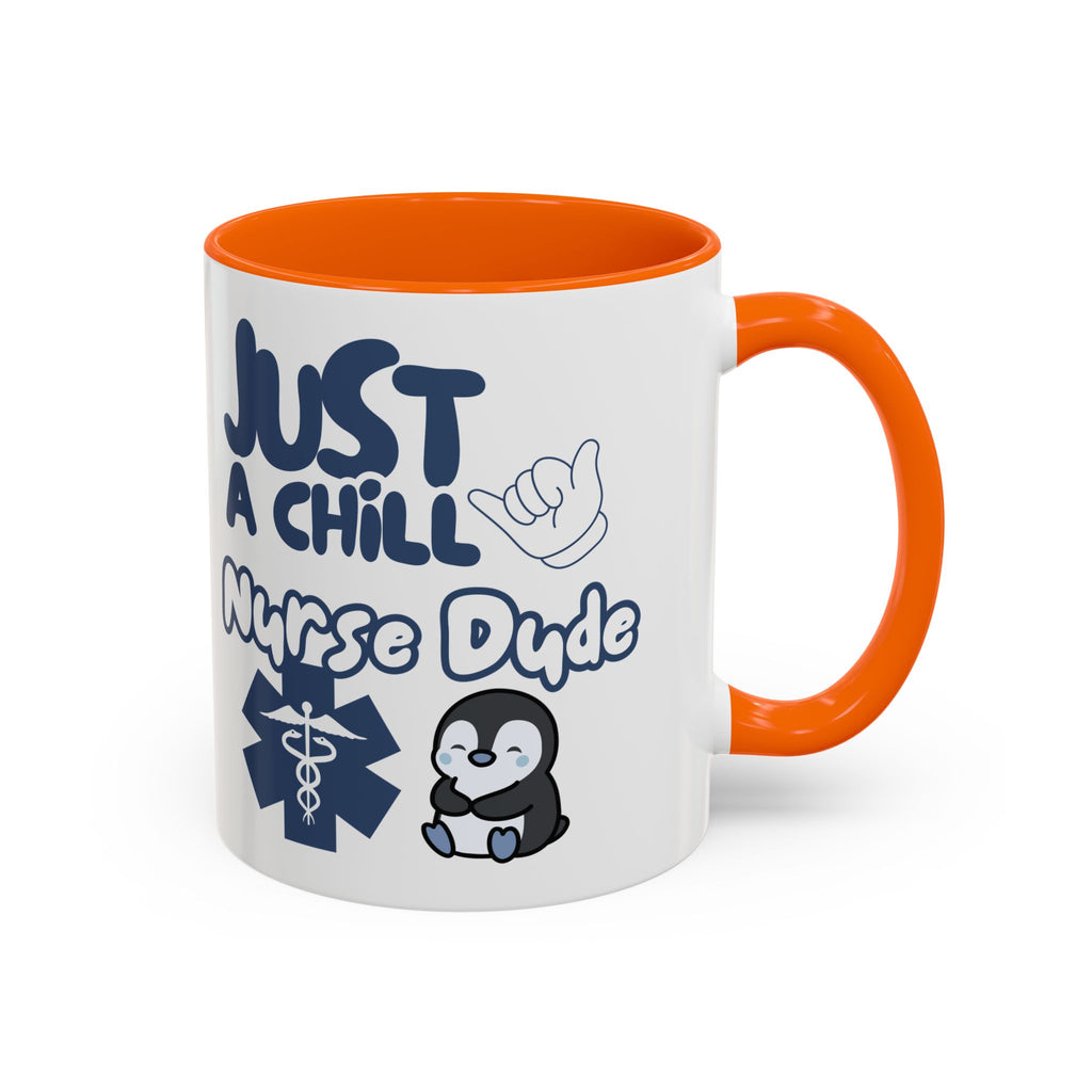 Chill Nurse Dude Insulated Medical Travel Mug 11/15oz(Blue|White)Travel Mug For Medical Professionals| Healthcare Travel Cup For Men|