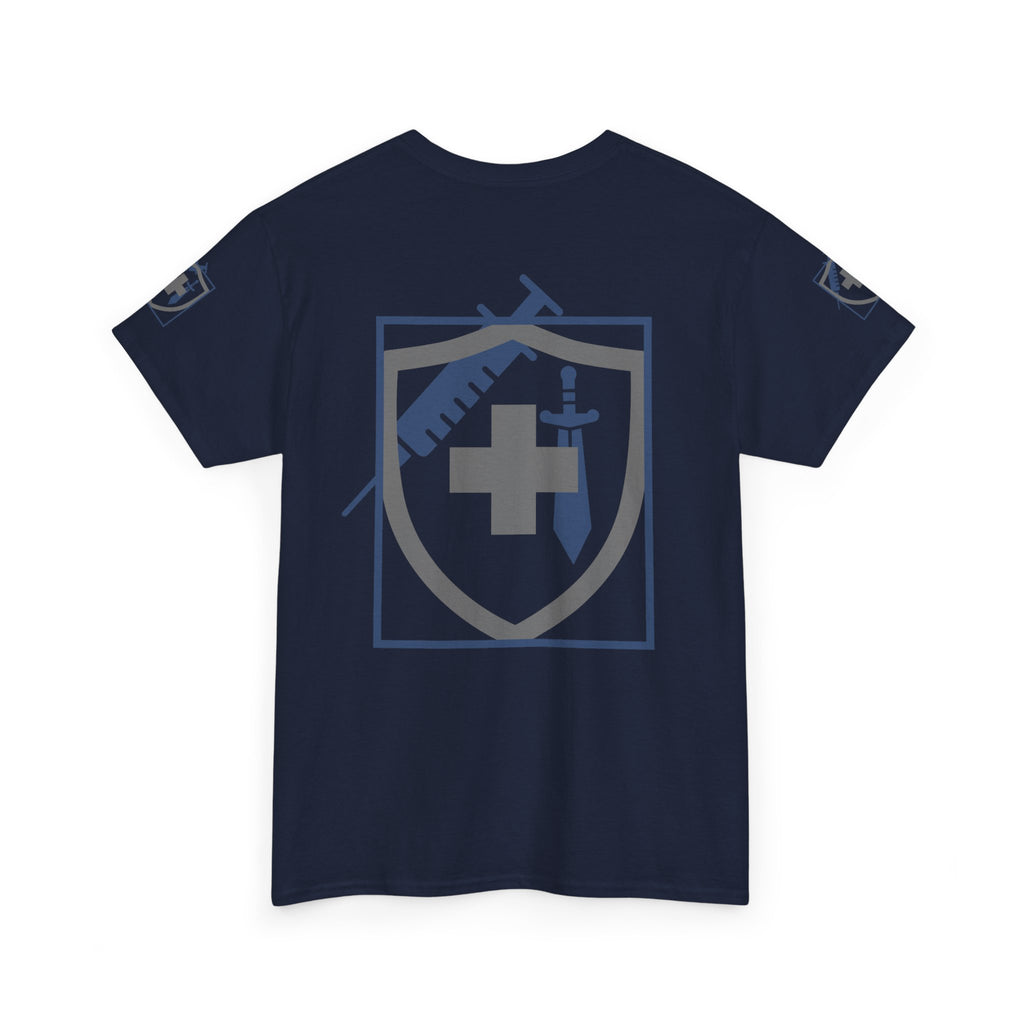 COVID Warrior Nurse & EMS T-Shirt(Blue|Grey) | Medical Staff Tribute Tee | EMS Casual Tee |