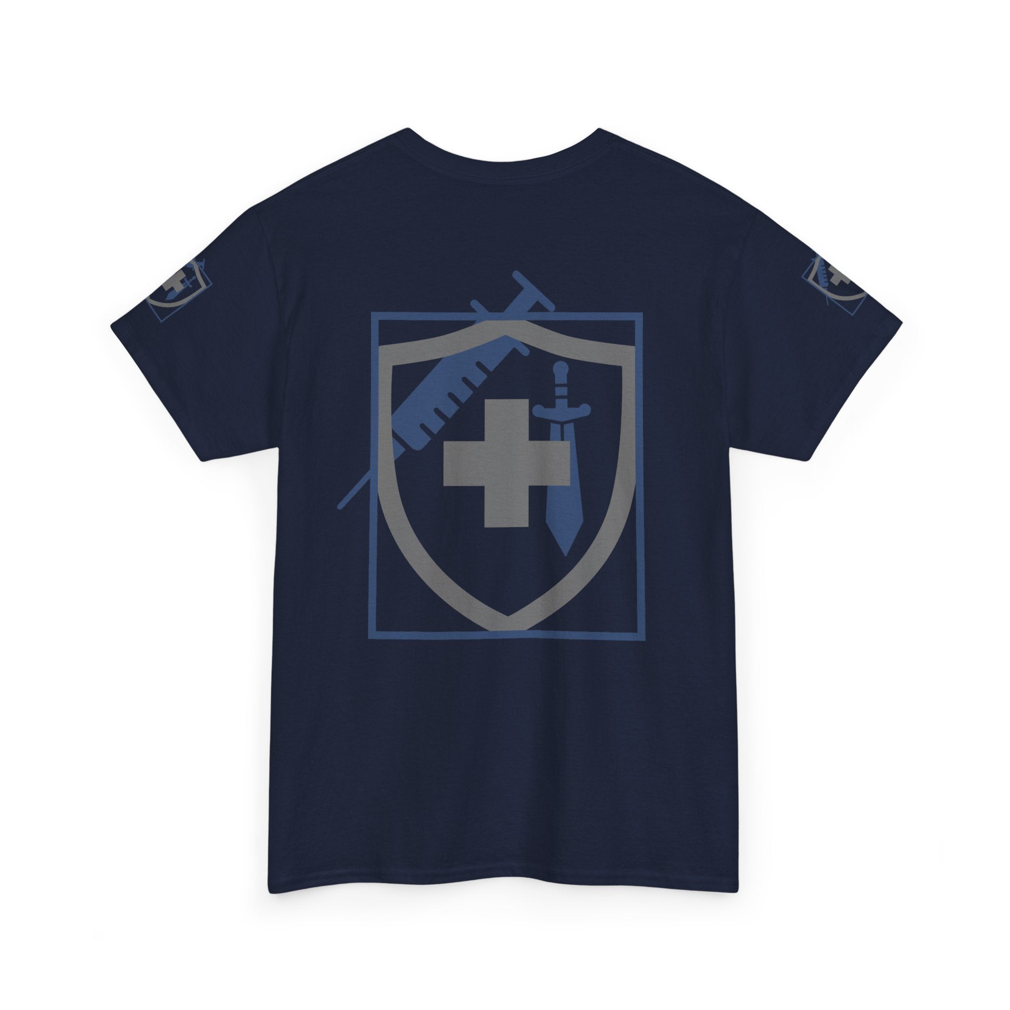 COVID Warrior Nurse & EMS T-Shirt(Blue|Grey) | Medical Staff Tribute Tee | EMS Casual Tee |