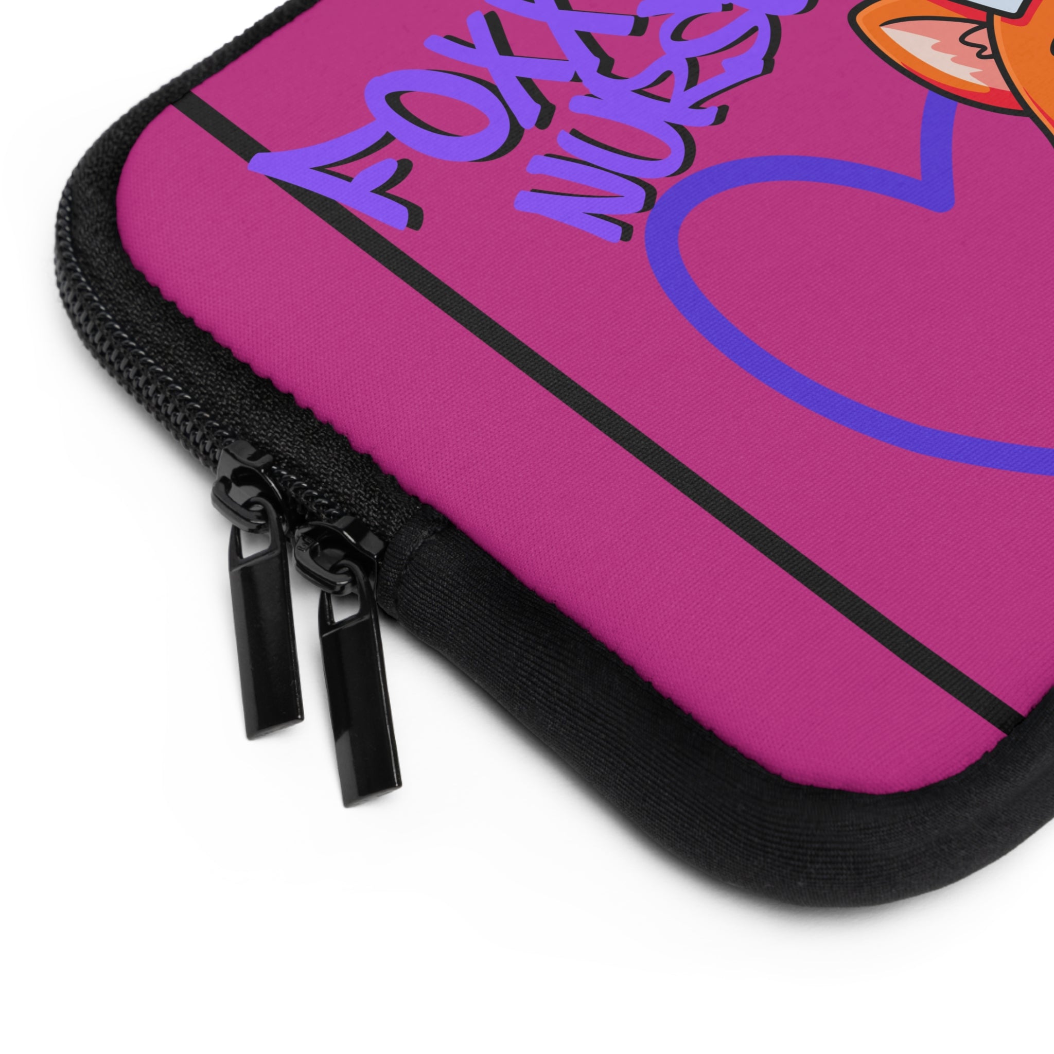 Foxxy Nurse Laptop Sleeve(Purple|Pink|)|Laptop/Tablet Case for Nurses & Doctors| Tablet Sleeve For Medical Workers |Medical Symbol Protective Case for Nurses & EMTs