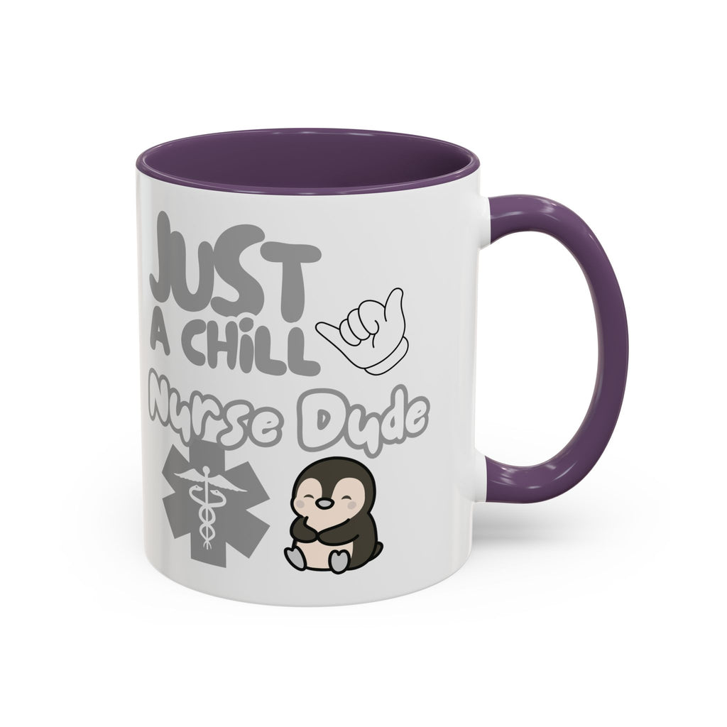 Chill Nurse Dude Insulated Medical Travel Mug 11/15oz(Grey|White)Travel Mug For Medical Professionals| Healthcare Travel Cup For Men|