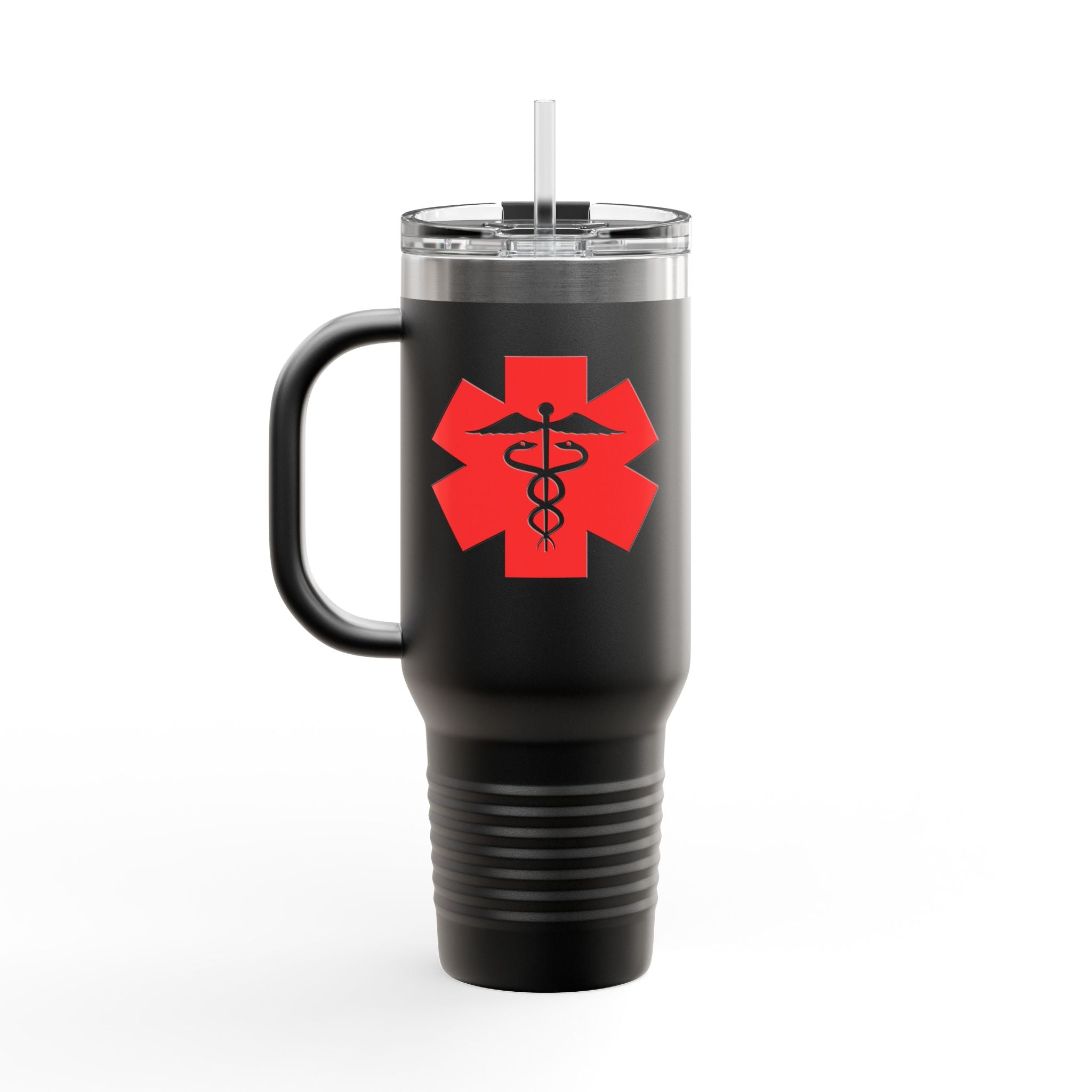 Chill Nurse Dude 40oz Insulated Medical Travel Mug(Red|White) Travel Mug For Medical Professionals| Healthcare Travel Cup For Men|