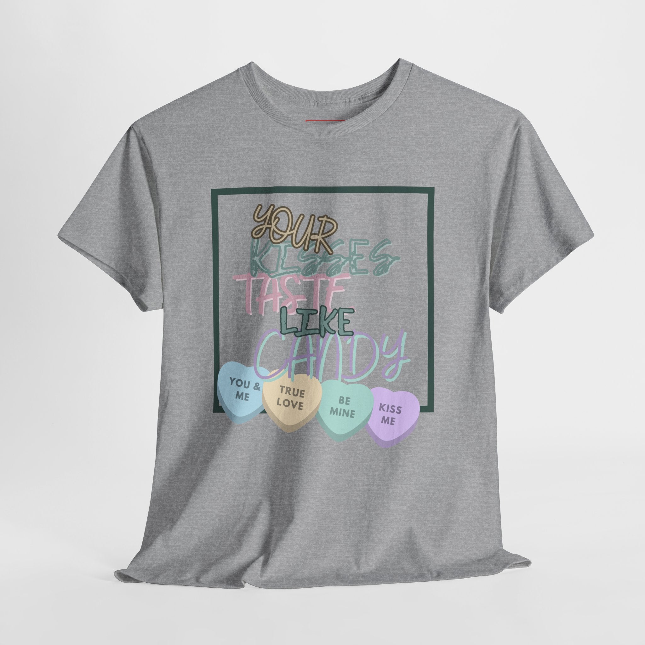 Candy Kisses Valentine's Day T Shirt | Heart T Shirt | Candy Heart Shirt | Valentines Tee