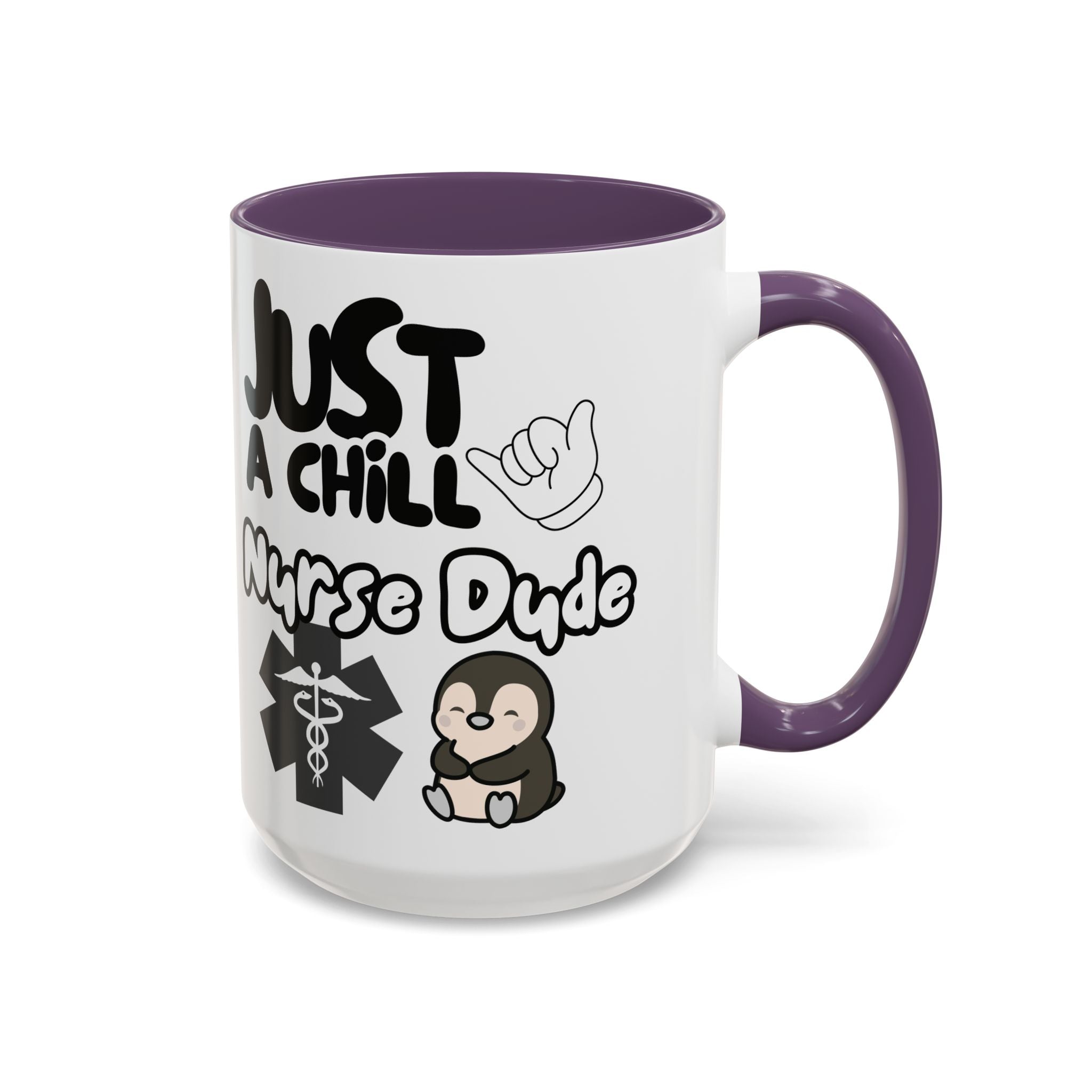 Chill Nurse Dude Insulated Medical Travel Mug 11/15oz(Black|White)Travel Mug For Medical Professionals| Healthcare Travel Cup For Men|