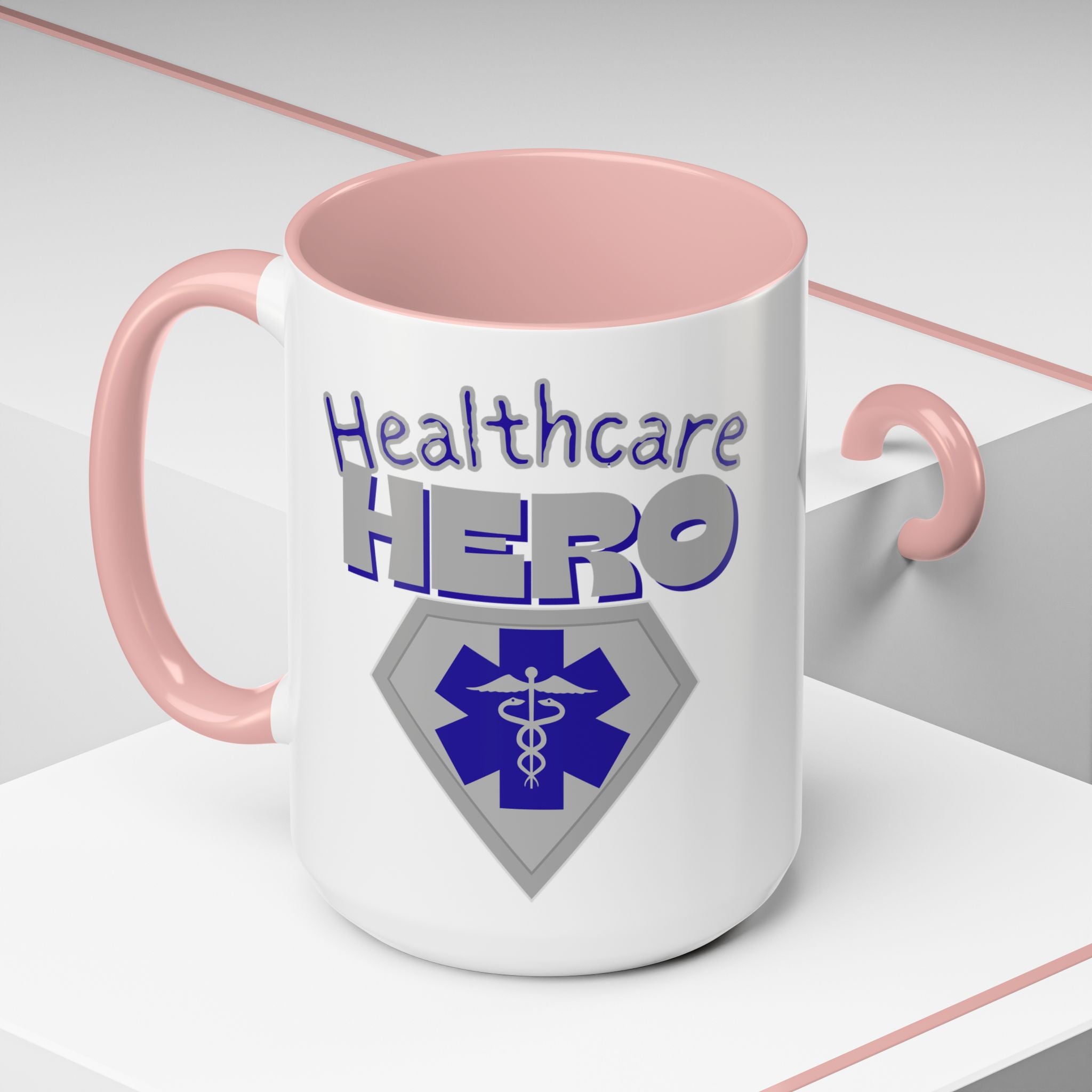 Healthcare Hero Coffee Mug | EMS Accent Mug (11/15oz)| Work Mug For Medical Workers|