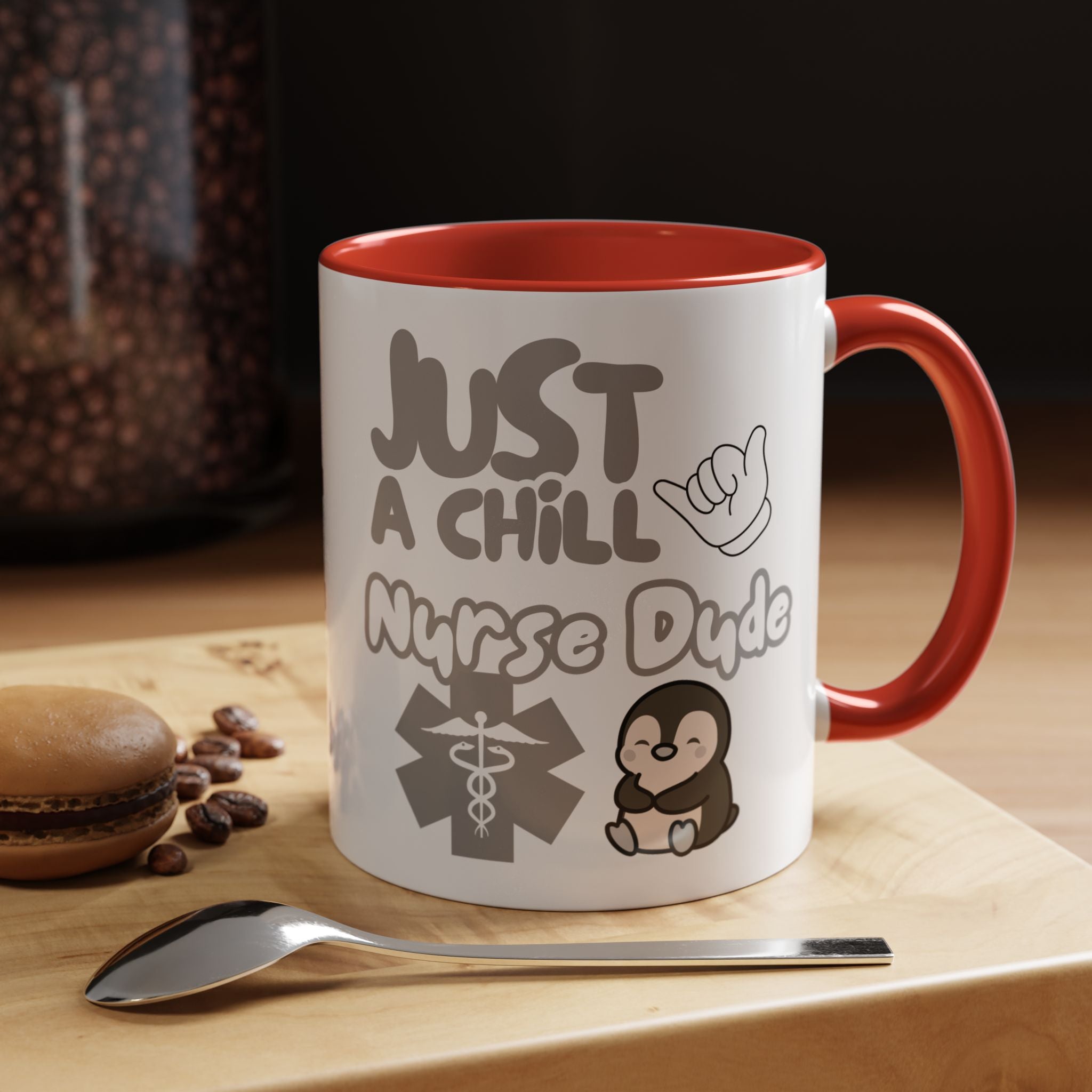 Chill Nurse Dude Insulated Medical Travel Mug 11/15oz(Grey|White)Travel Mug For Medical Professionals| Healthcare Travel Cup For Men|